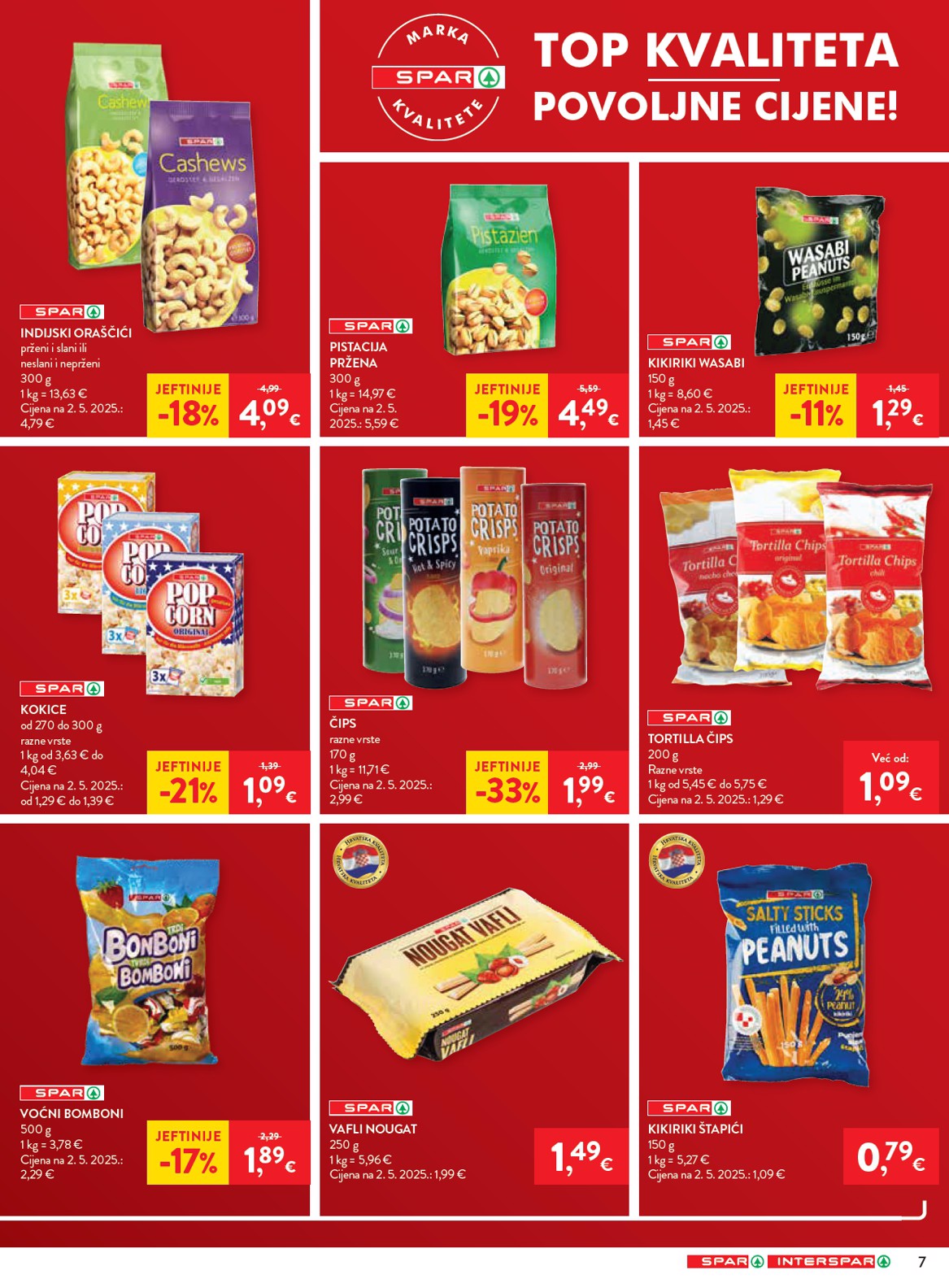 spar - Prelistajte katalog SPAR - Megabon, vrijedi od 25.02.2026 do 10.03.2026 - page: 7