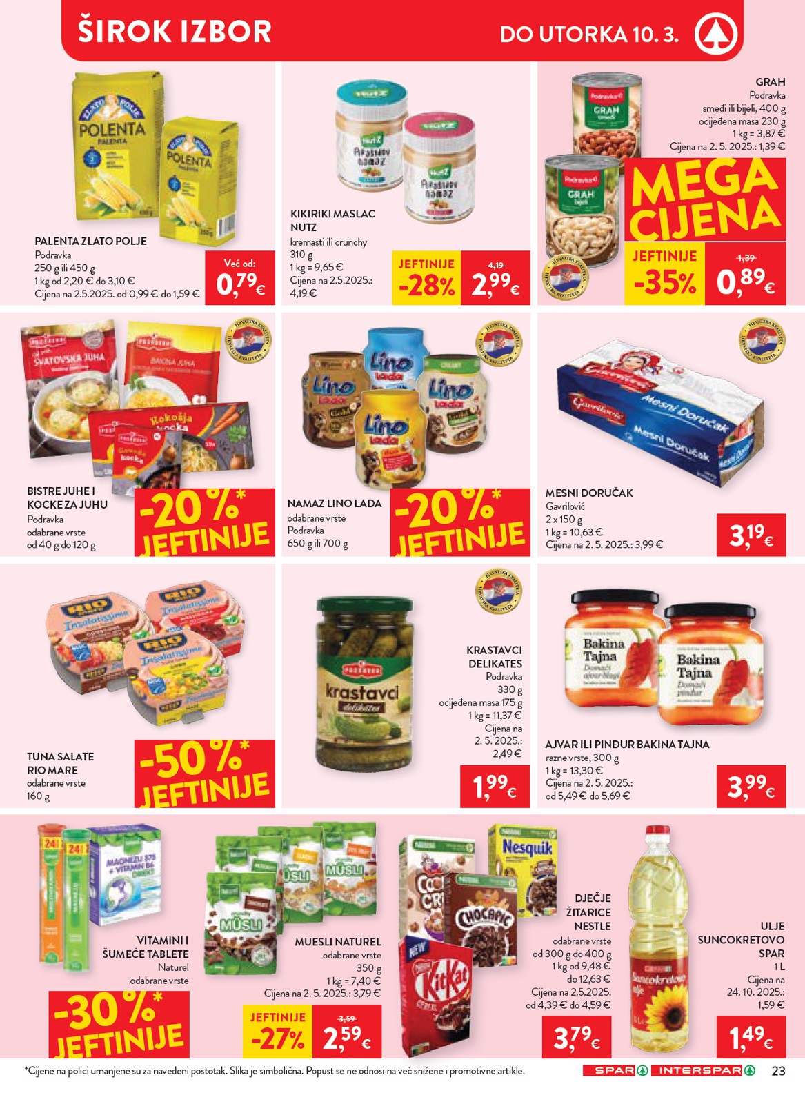 spar - Prelistajte katalog SPAR, vrijedi od 04.03.2026 do 10.03.2026 - page: 25