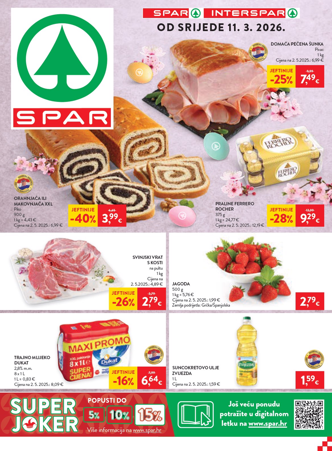 spar - Prelistajte katalog SPAR, vrijedi od 11.03.2026 do 24.03.2026