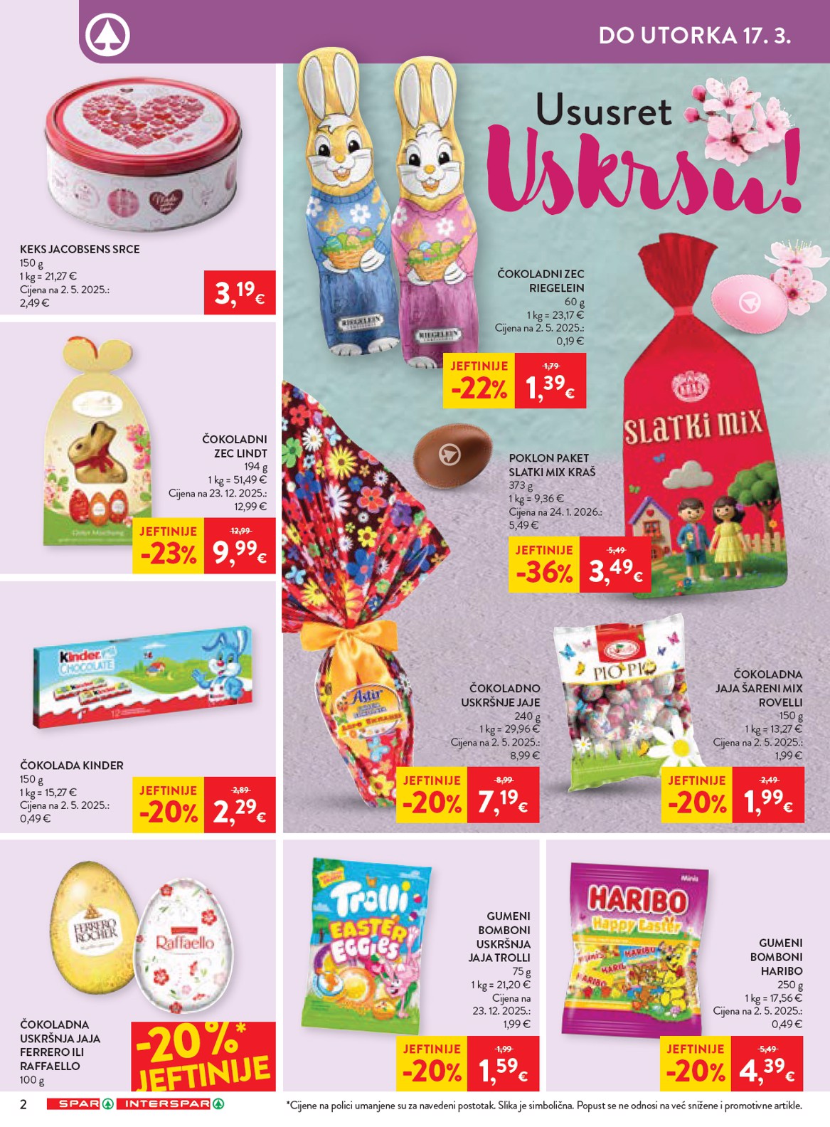 spar - Prelistajte katalog SPAR, vrijedi od 11.03.2026 do 24.03.2026 - page: 2