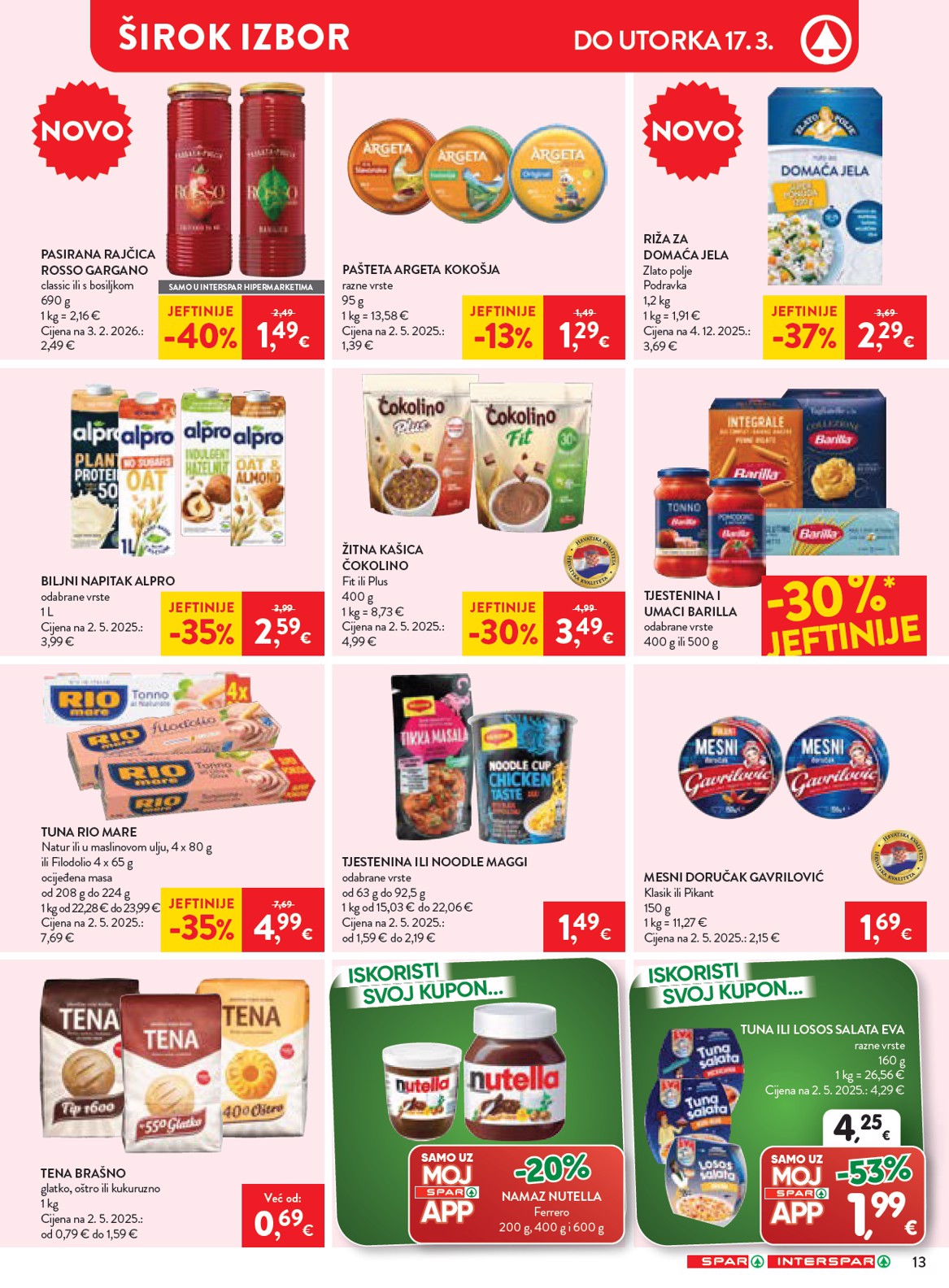 spar - Prelistajte katalog SPAR, vrijedi od 11.03.2026 do 24.03.2026 - page: 16