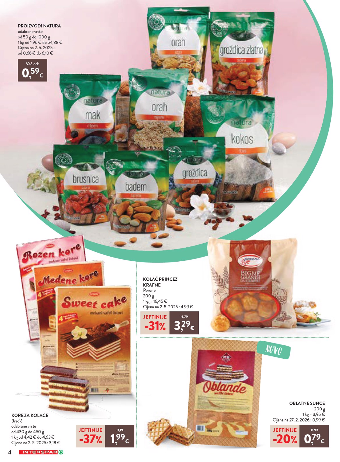 spar - Prelistajte katalog SPAR - Katalog pečenje, vrijedi od 12.03.2026 do 04.04.2026 - page: 4