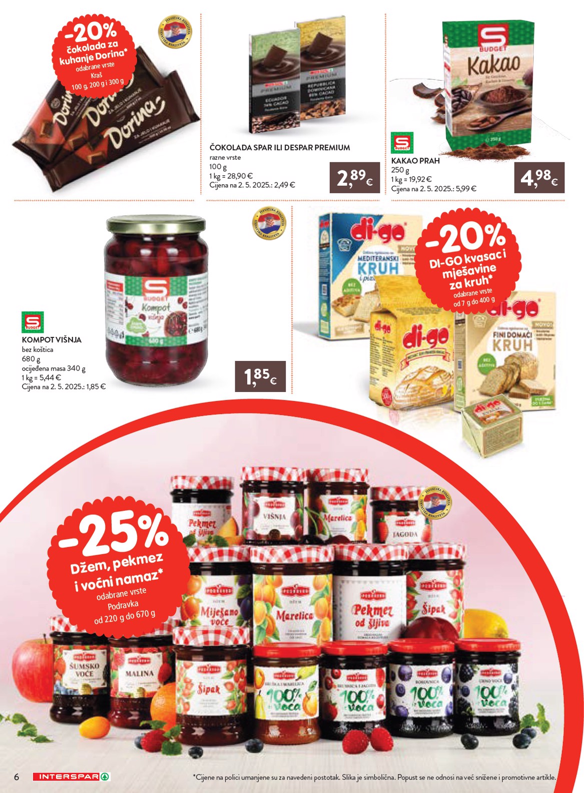 spar - Prelistajte katalog SPAR - Katalog pečenje, vrijedi od 12.03.2026 do 04.04.2026 - page: 6