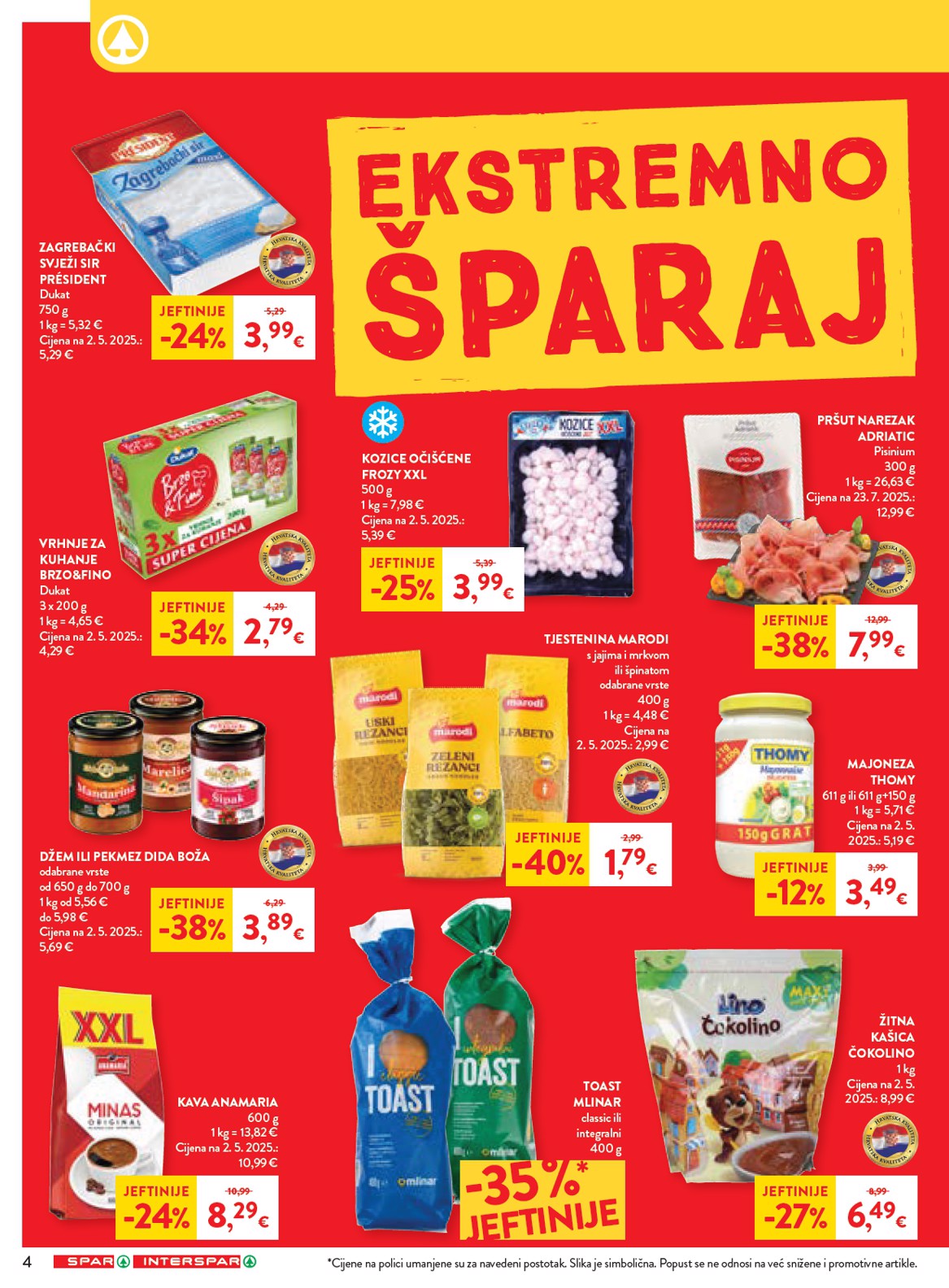 spar - Prelistajte katalog SPAR, vrijedi od 18.03.2026 do 24.03.2026 - page: 4