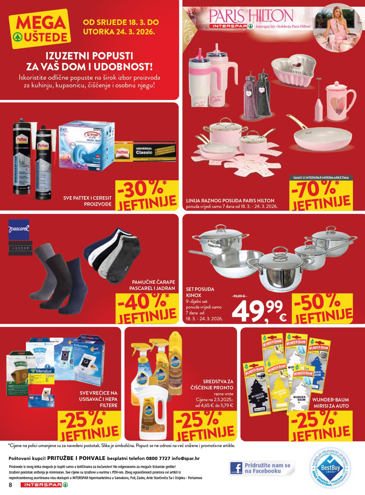 spar - Prelistajte katalog INTERSPAR - Mega bon, vrijedi od 18.03.2026 do 07.04.2026 - page: 8