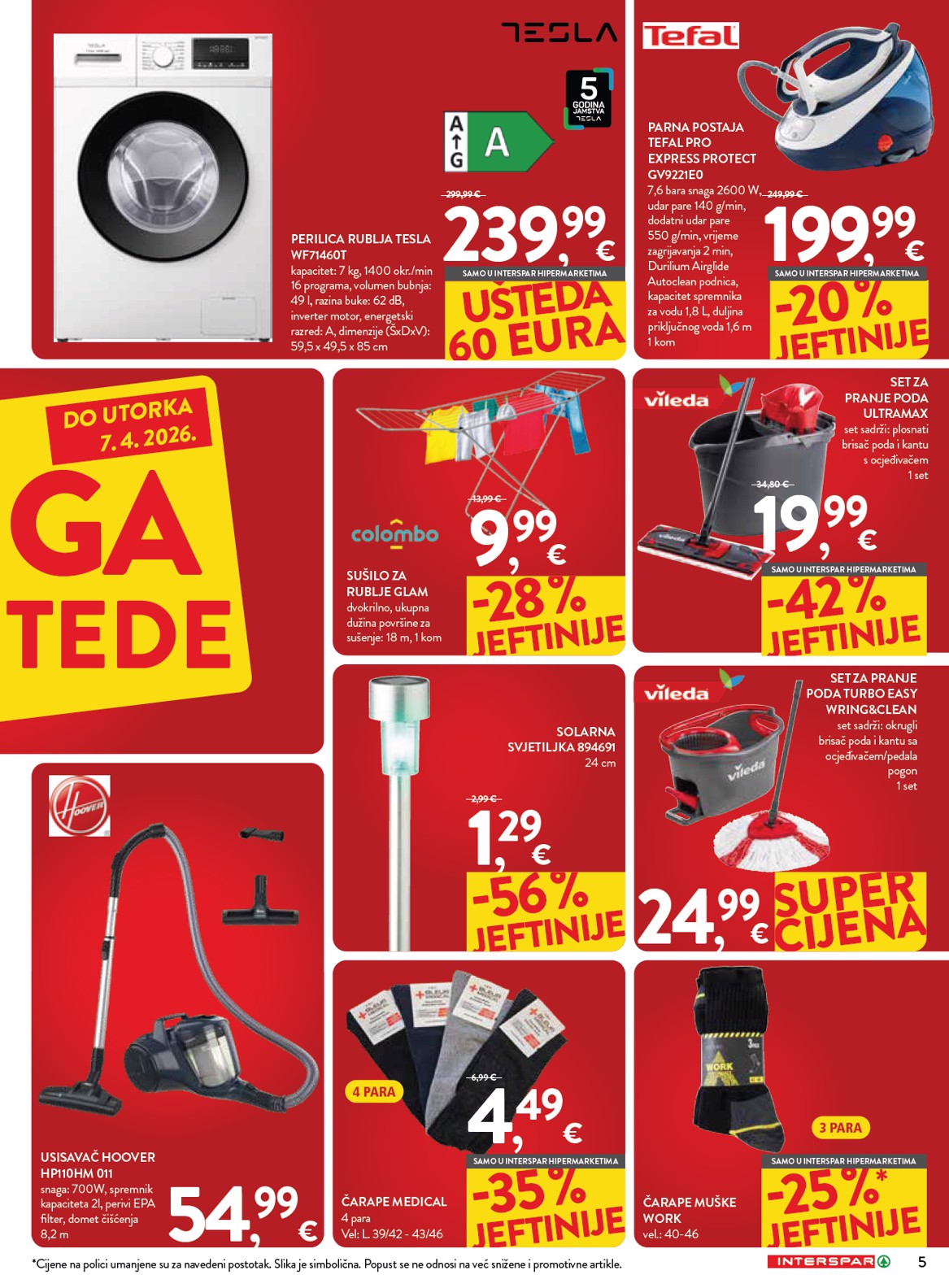 spar - Prelistajte katalog INTERSPAR - Mega bon, vrijedi od 18.03.2026 do 07.04.2026 - page: 5
