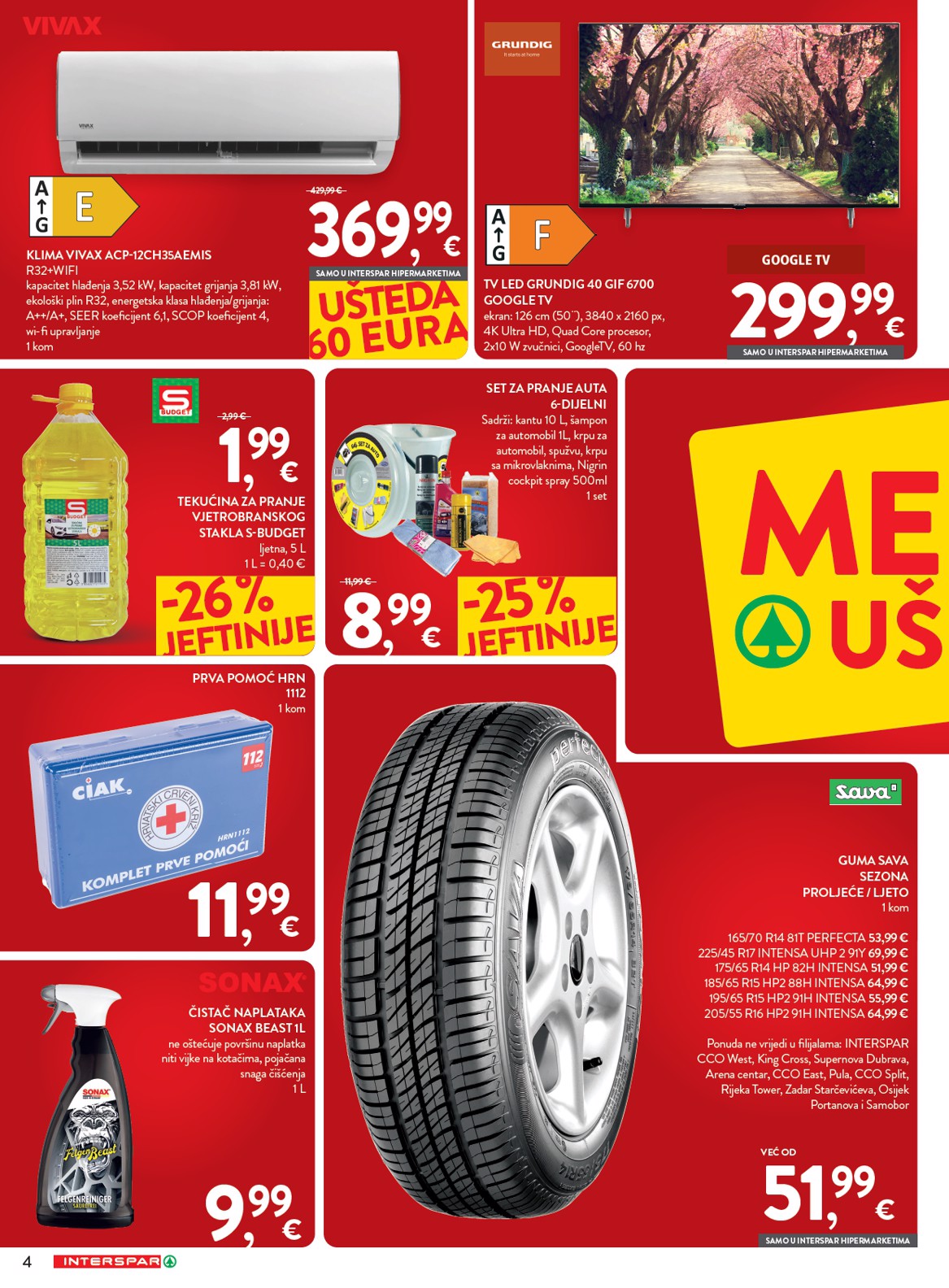 spar - Prelistajte katalog INTERSPAR - Mega bon, vrijedi od 18.03.2026 do 07.04.2026 - page: 4