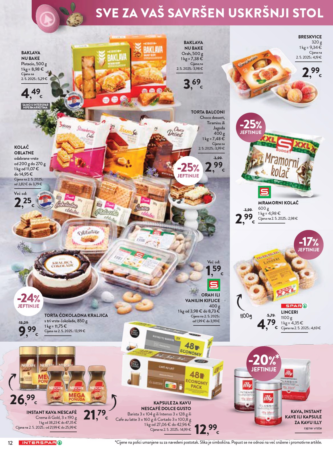 spar - Prelistajte katalog SPAR - Katalog delicije, vrijedi od 19.03.2026 do 04.04.2026 - page: 12