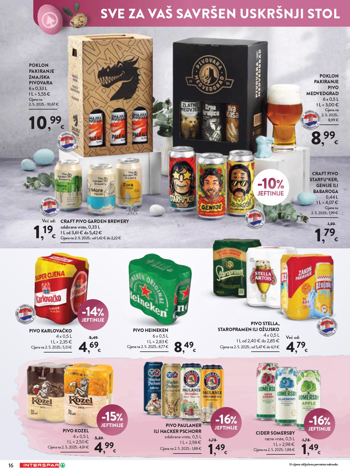 spar - Prelistajte katalog SPAR - Katalog delicije, vrijedi od 19.03.2026 do 04.04.2026 - page: 16