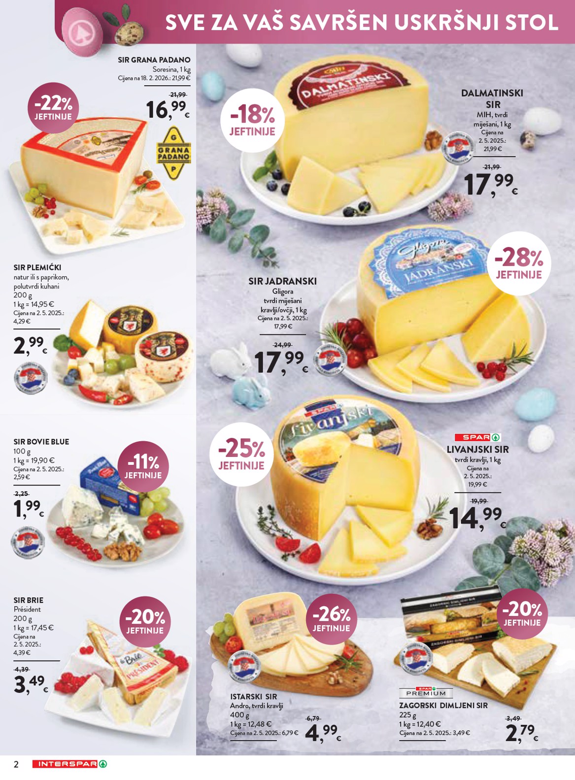 spar - Prelistajte katalog SPAR - Katalog delicije, vrijedi od 19.03.2026 do 04.04.2026 - page: 2