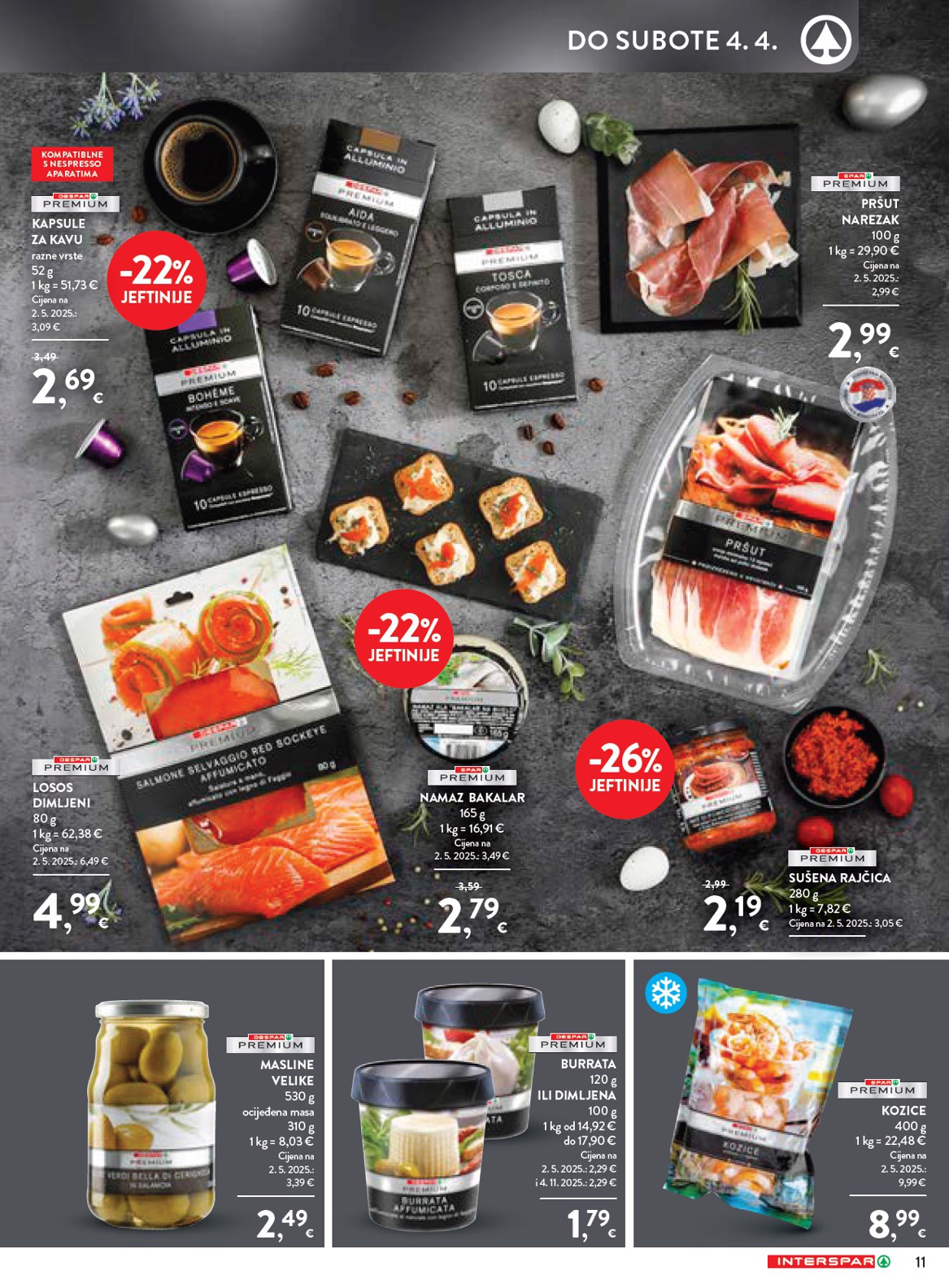 spar - Prelistajte katalog SPAR - Katalog delicije, vrijedi od 19.03.2026 do 04.04.2026 - page: 11