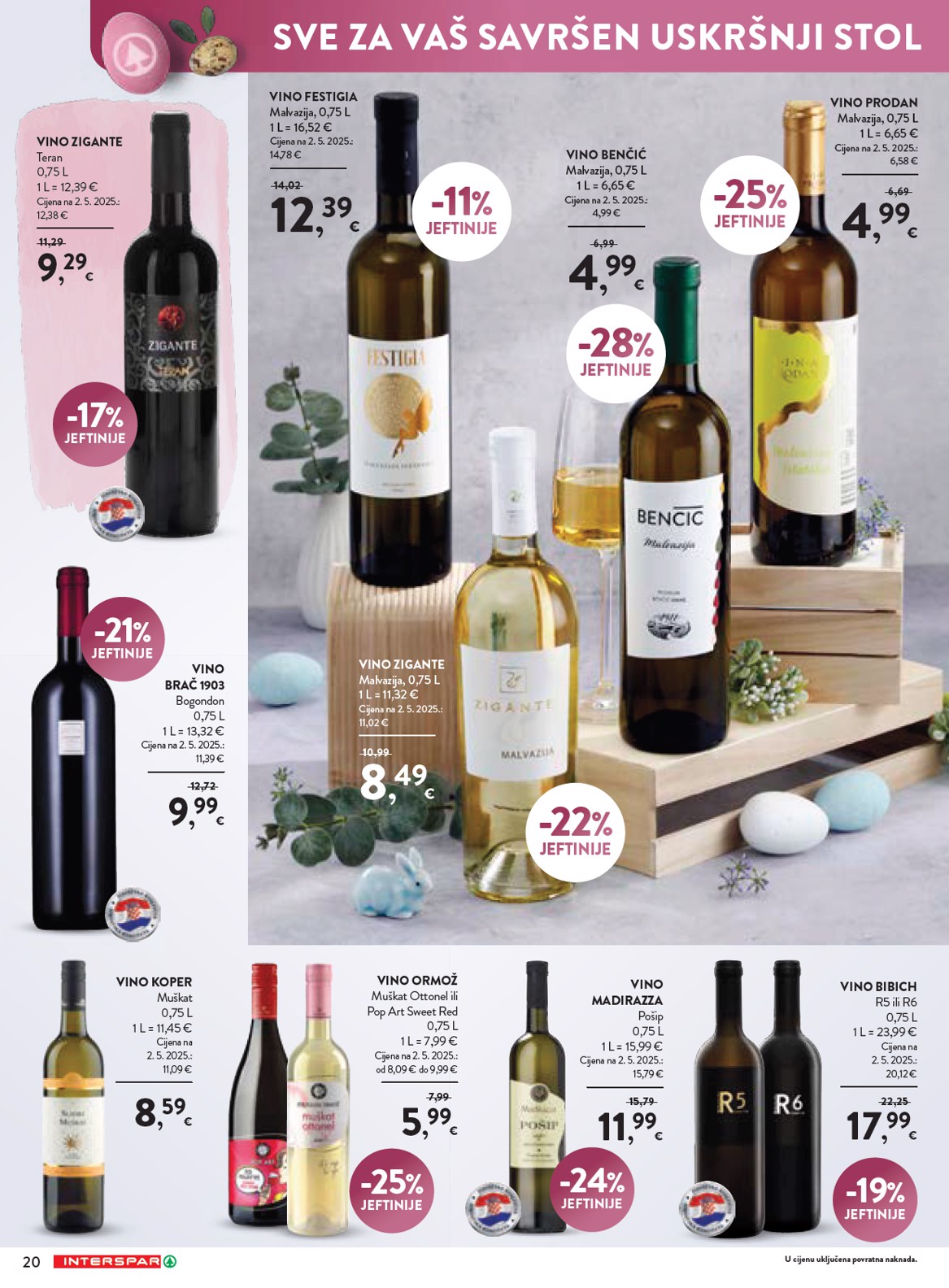 spar - Prelistajte katalog SPAR - Katalog delicije, vrijedi od 19.03.2026 do 04.04.2026 - page: 20