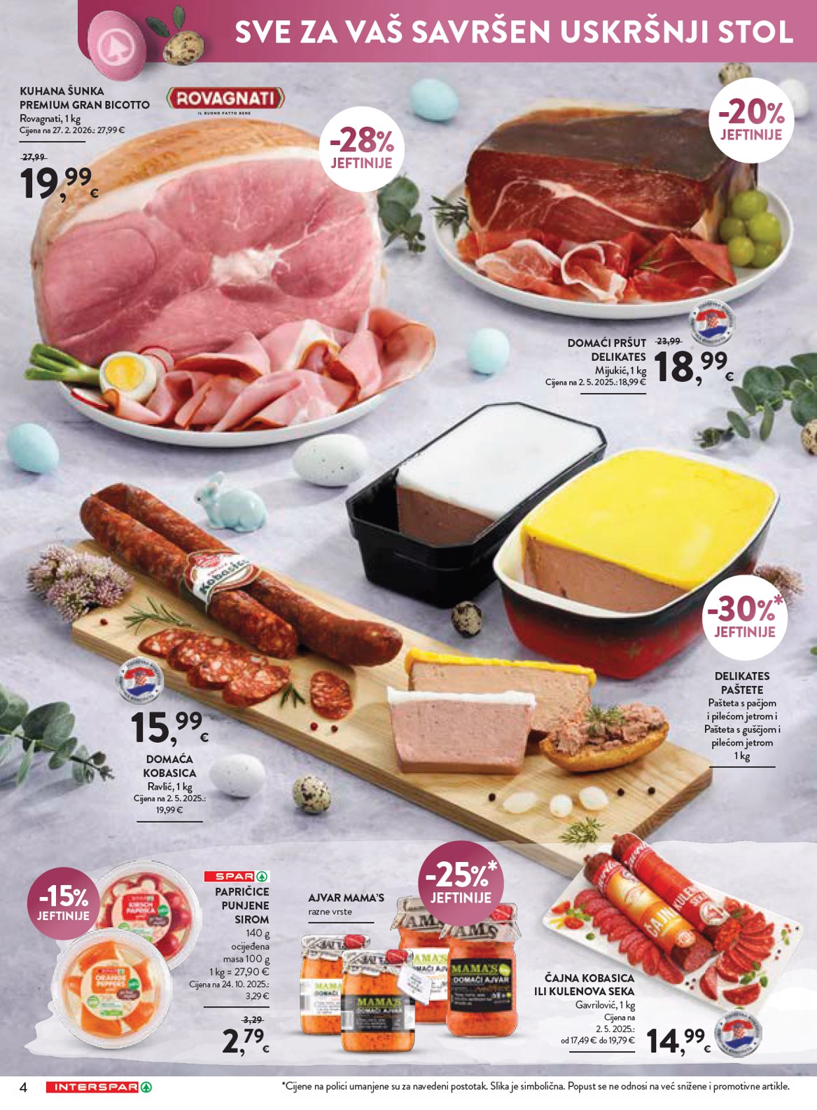 spar - Prelistajte katalog SPAR - Katalog delicije, vrijedi od 19.03.2026 do 04.04.2026 - page: 4