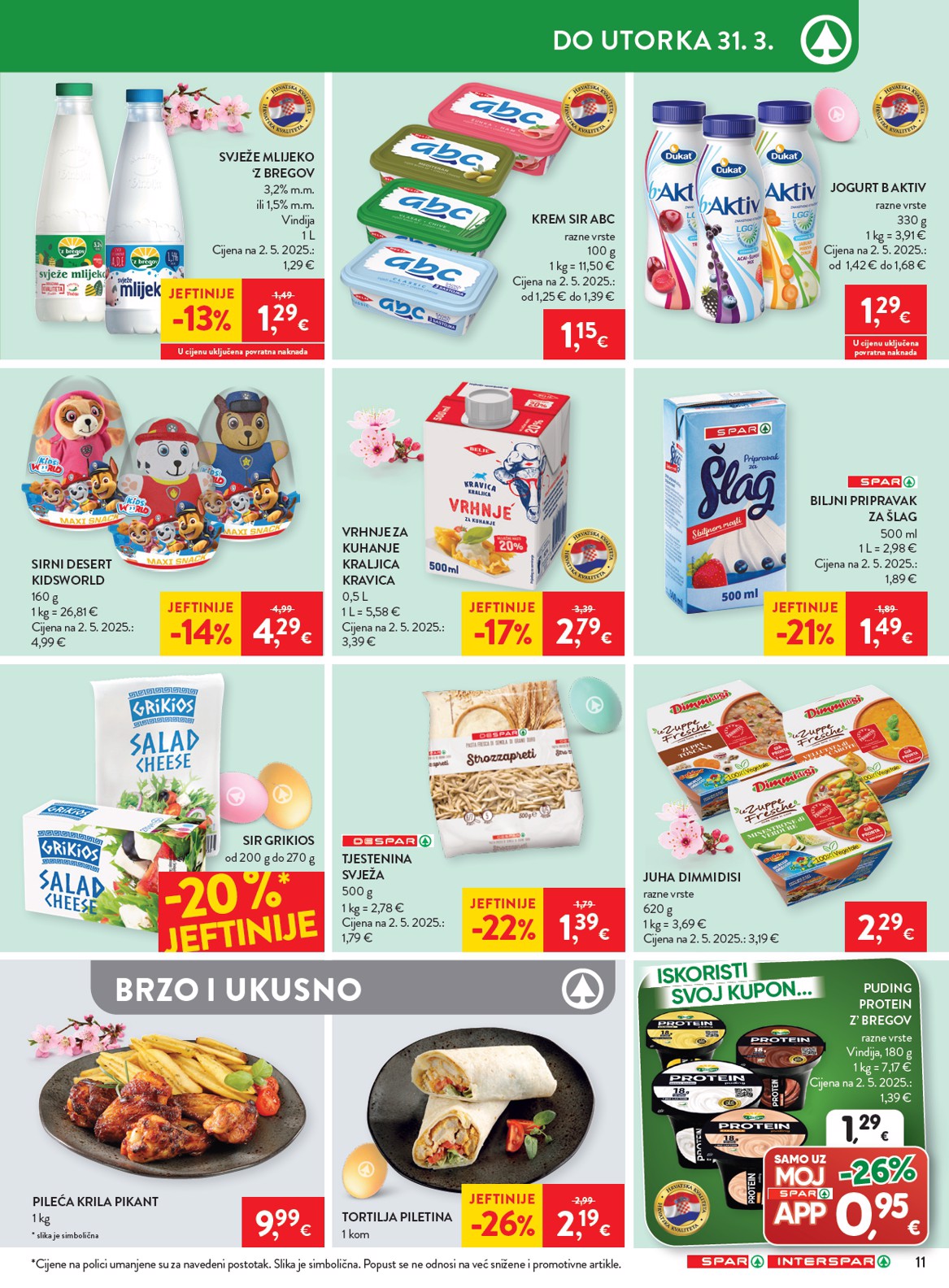 spar - Prelistajte katalog SPAR, vrijedi od 25.03.2026 do 31.03.2026 - page: 13