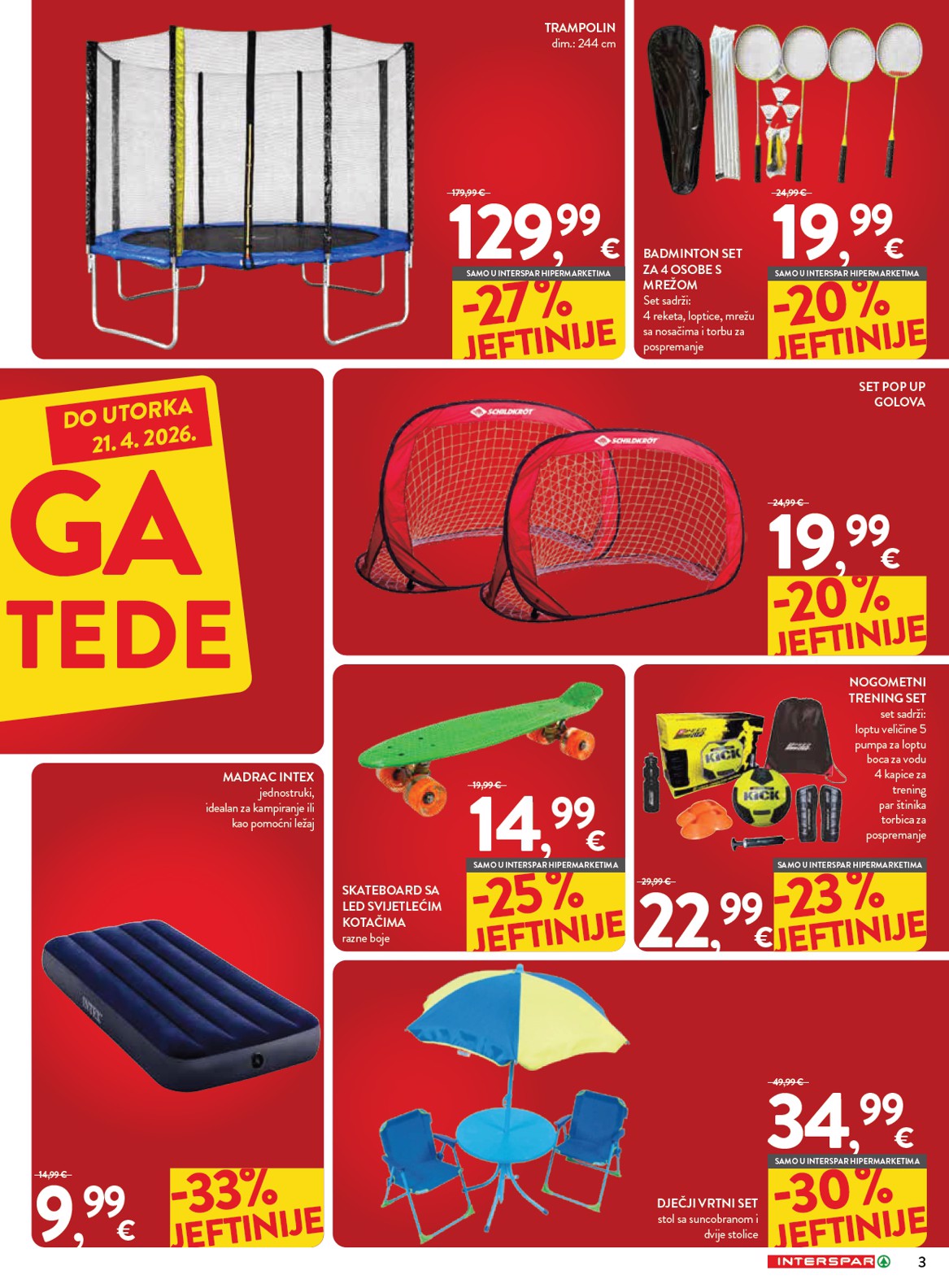 spar - Prelistajte katalog SPAR - Mega bon, vrijedi od 01.04.2026 do 21.04.2026 - page: 3