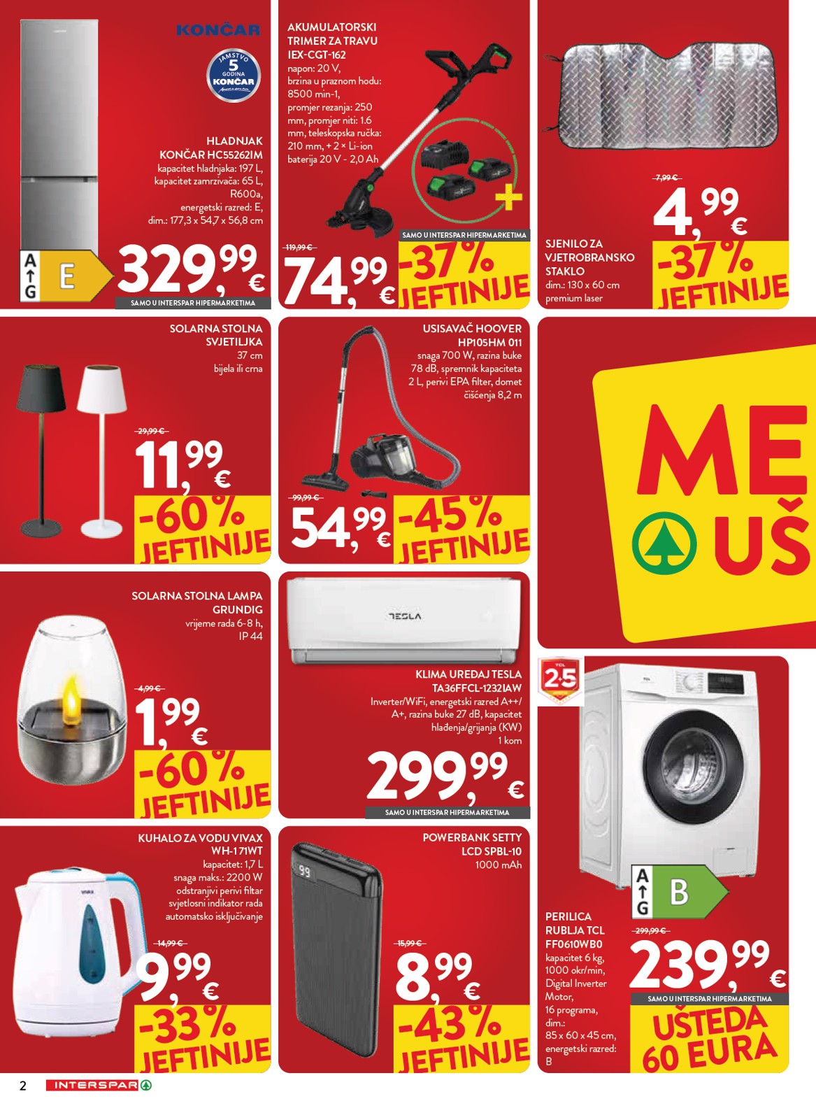 spar - Prelistajte katalog SPAR - Mega bon, vrijedi od 01.04.2026 do 21.04.2026 - page: 2