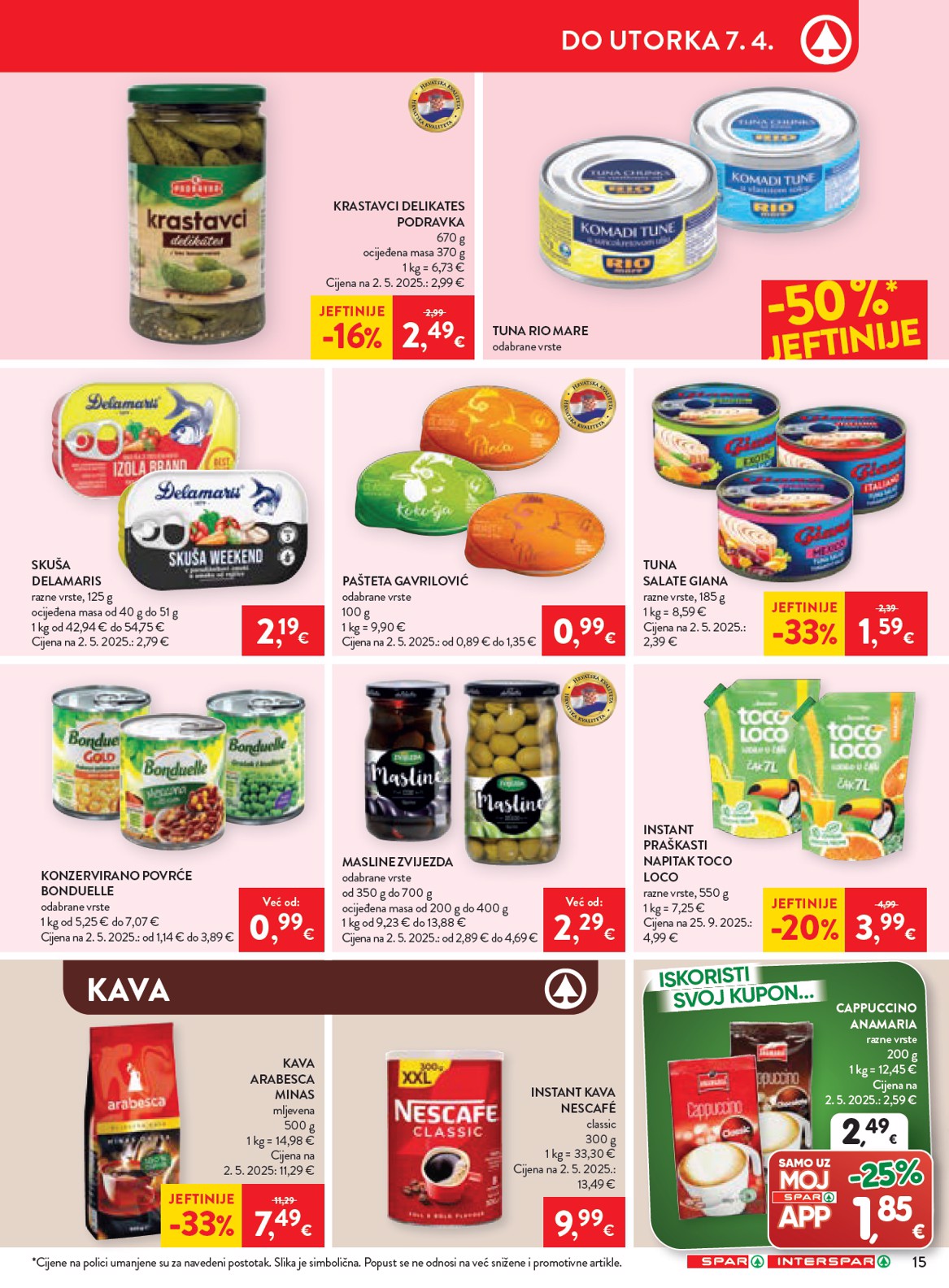 spar - Prelistajte katalog SPAR, vrijedi od 01.04.2026 do 07.04.2026 - page: 19