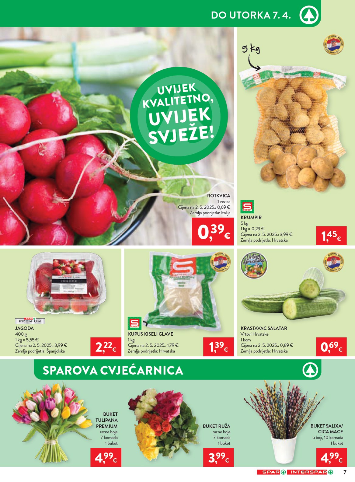 spar - Prelistajte katalog SPAR, vrijedi od 01.04.2026 do 07.04.2026 - page: 7