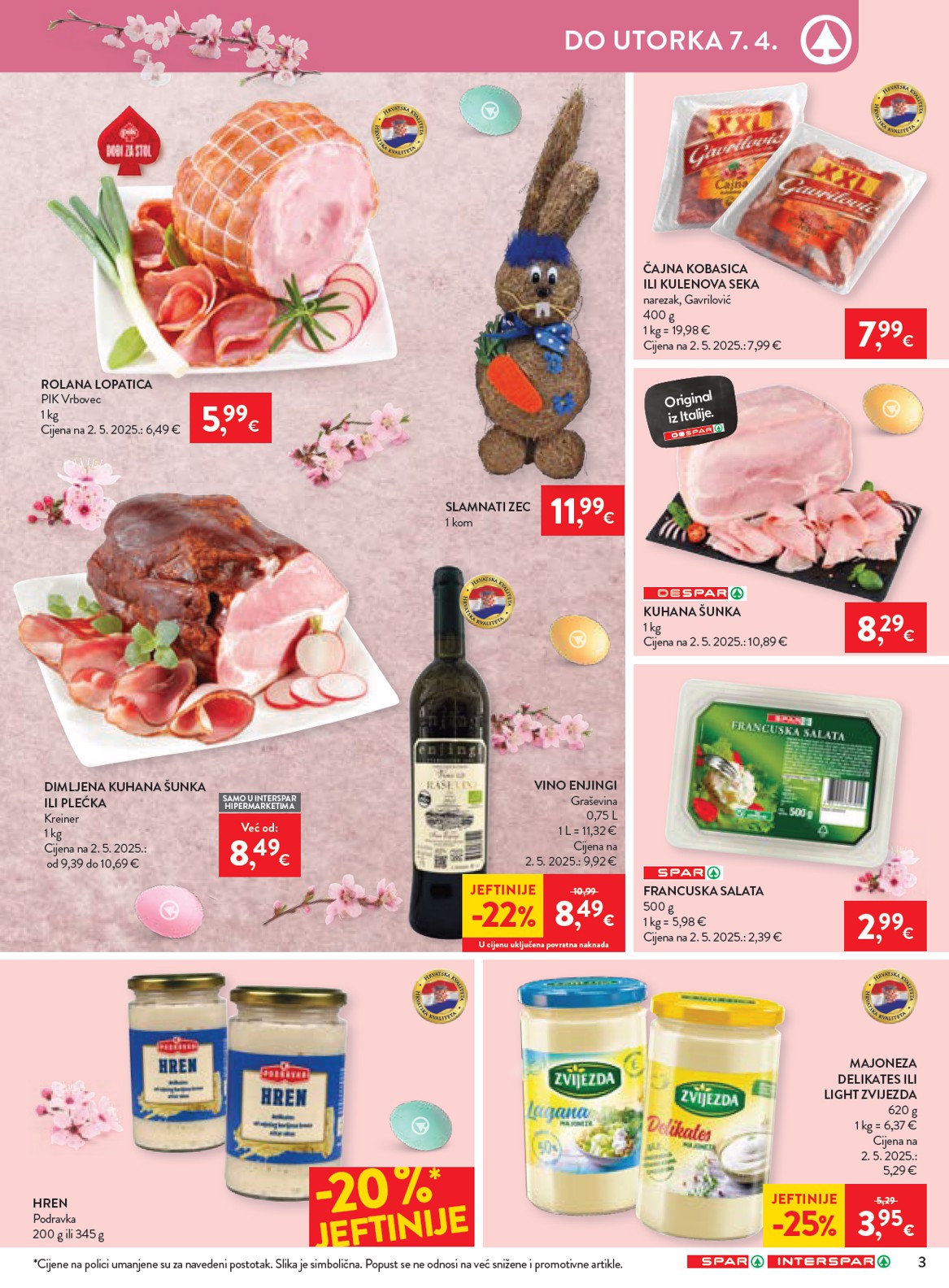 spar - Prelistajte katalog SPAR, vrijedi od 01.04.2026 do 07.04.2026 - page: 3