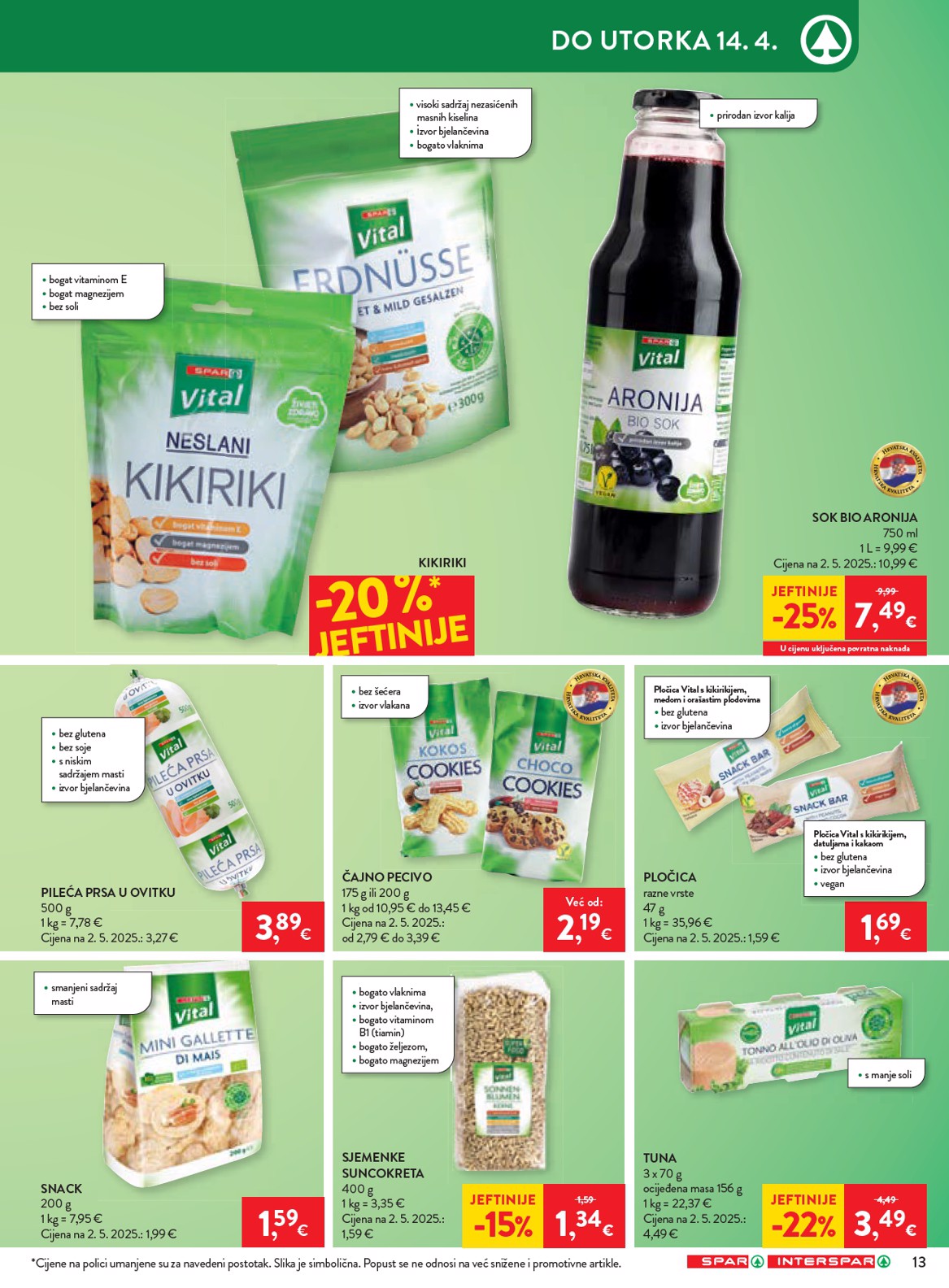 spar - Prelistajte katalog SPAR, vrijedi od 08.04.2026 do 14.04.2026 - page: 15