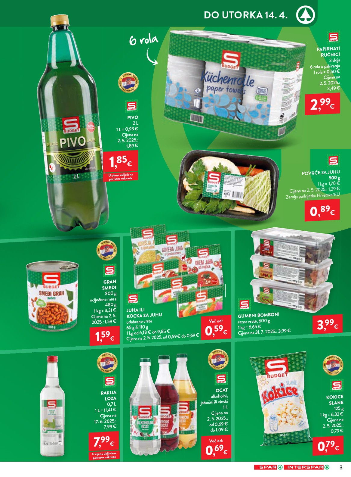 spar - Prelistajte katalog SPAR, vrijedi od 08.04.2026 do 14.04.2026 - page: 3