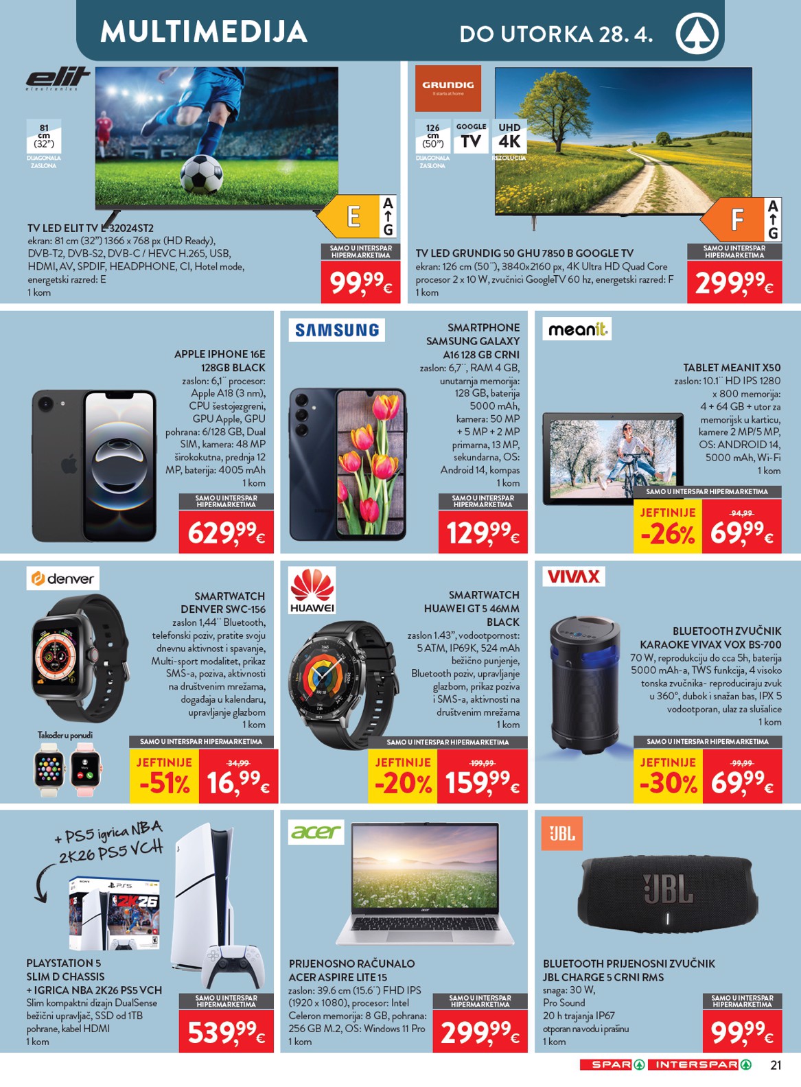 spar - Budući SPAR letak vrijedi od srijede 15.04.2026 do utorka 21.04.2026 - page: 25