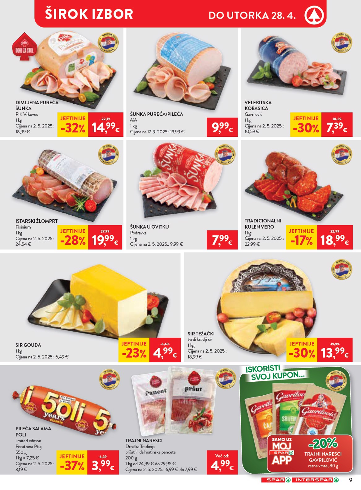 spar - Budući SPAR letak vrijedi od srijede 22.04.2026 do utorka 28.04.2026 - page: 9