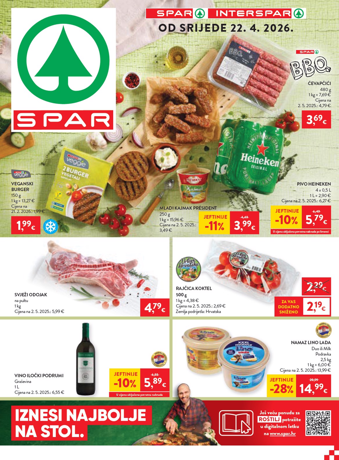 spar - Budući SPAR letak vrijedi od srijede 22.04.2026 do utorka 28.04.2026