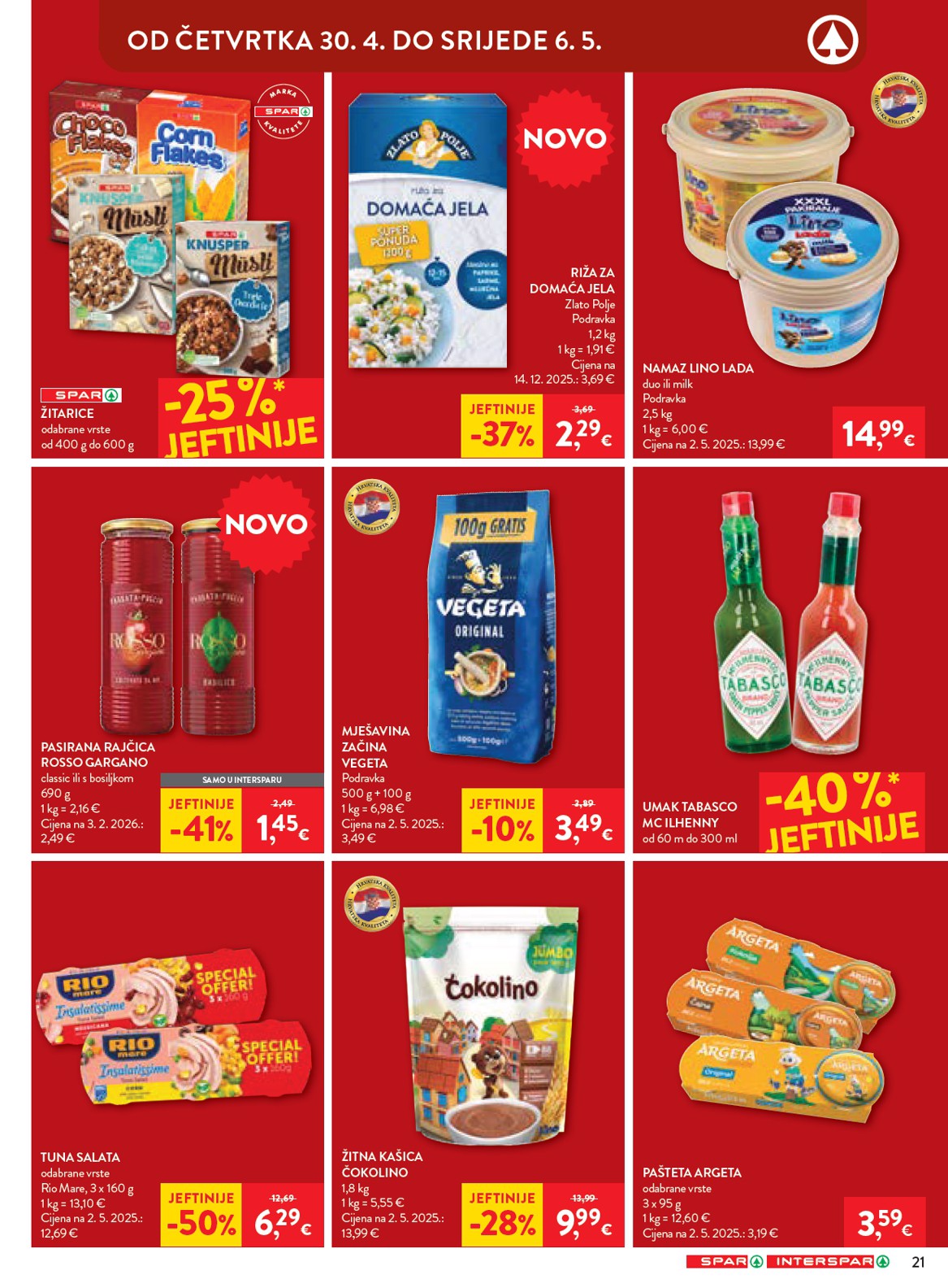 spar - Budući SPAR letak vrijedi od srijede 29.04.2026 do utorka 05.05.2026 - page: 25
