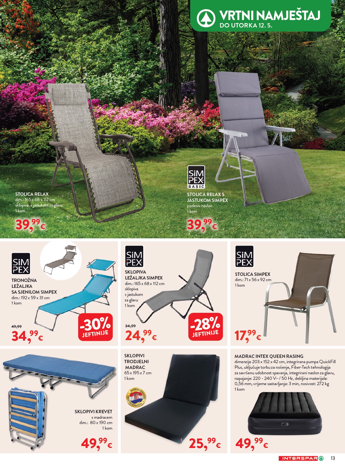 spar - Aktualni INTERSPAR - Apartmani katalog vrijedi od srijede 15.04.2026 do utorka 12.05.2026 - page: 13