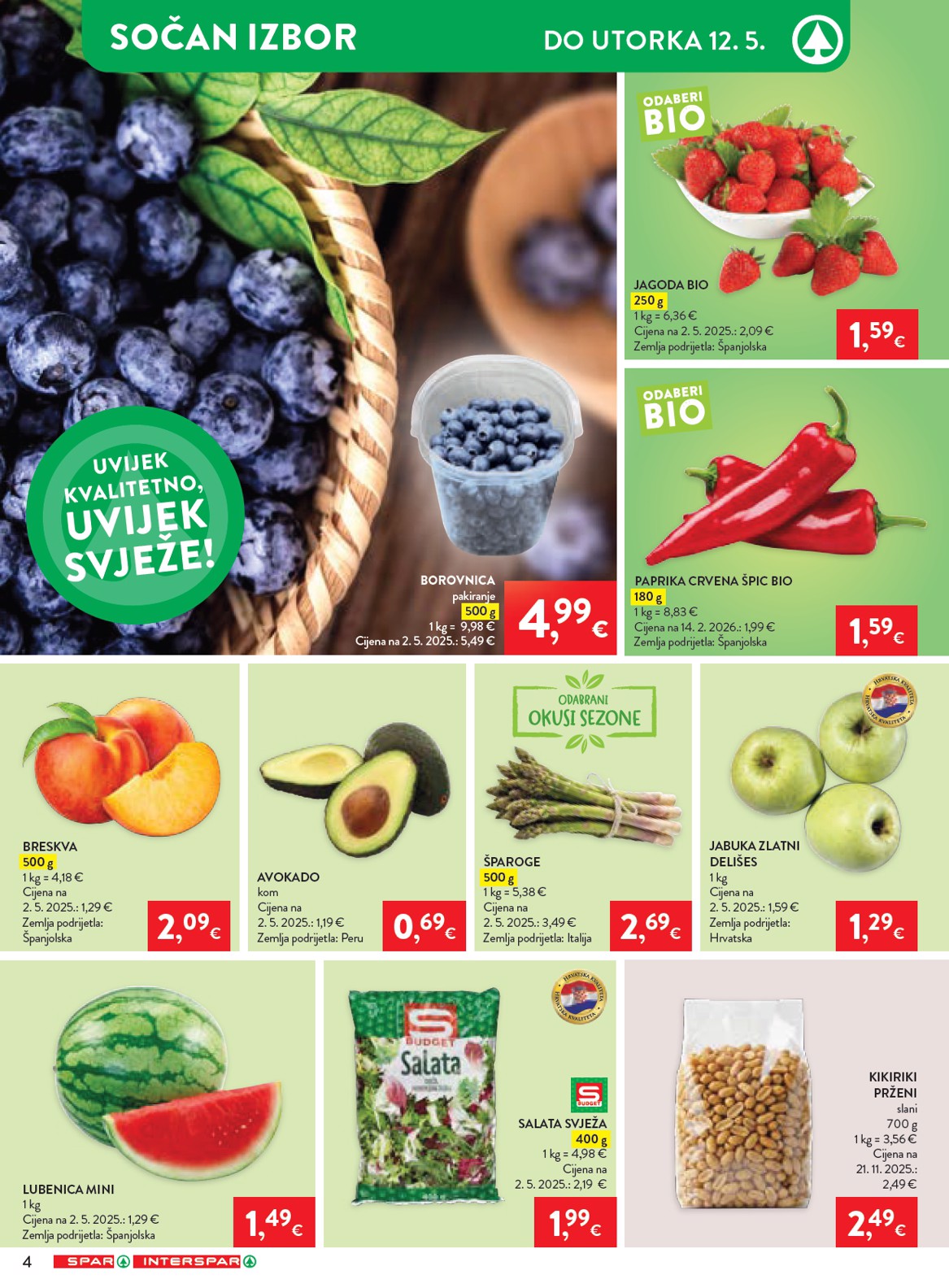 spar - Budući SPAR letak vrijedi od srijede 06.05.2026 do utorka 12.05.2026 - page: 4