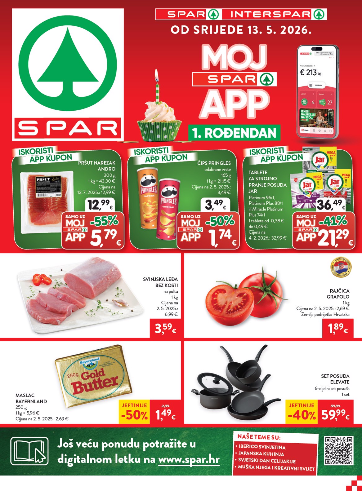 spar - Budući SPAR letak vrijedi od srijede 13.05.2026 do utorka 19.05.2026