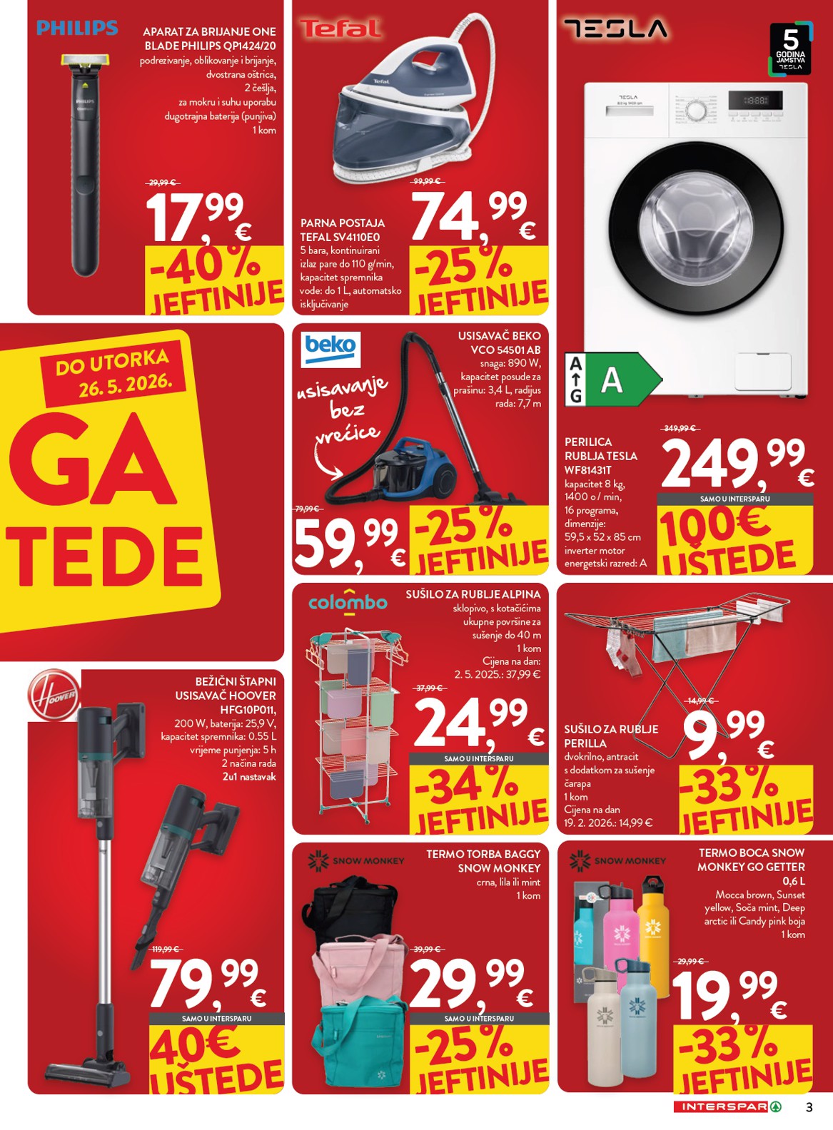 spar - Budući INTERSPAR letak vrijedi od srijede 13.05.2026 do utorka 26.05.2026 - page: 3