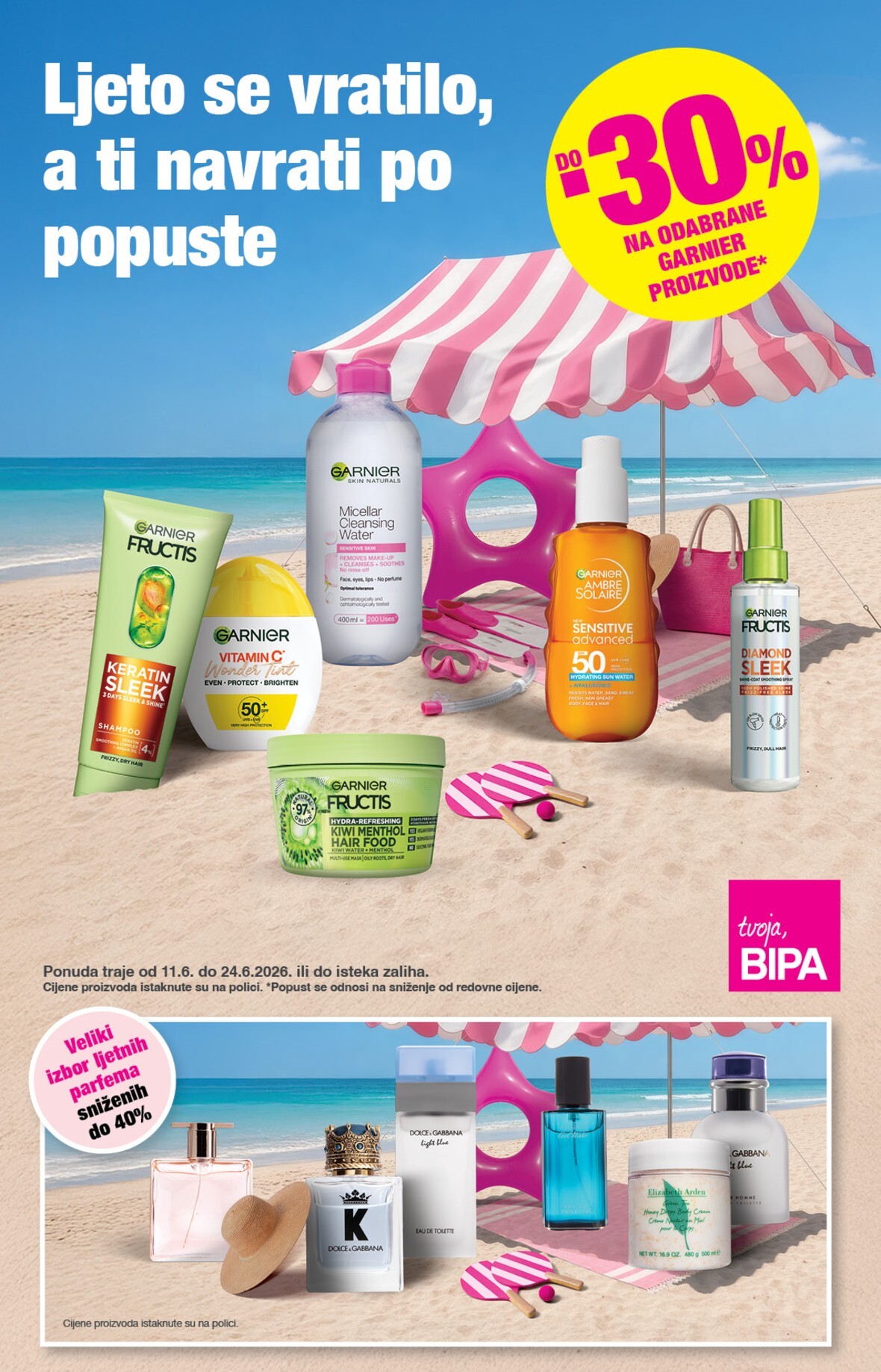 bipa - Novi BIPA katalog od četvrtka, 11.06.2026 do srijede, 24.06.2026 - page: 1