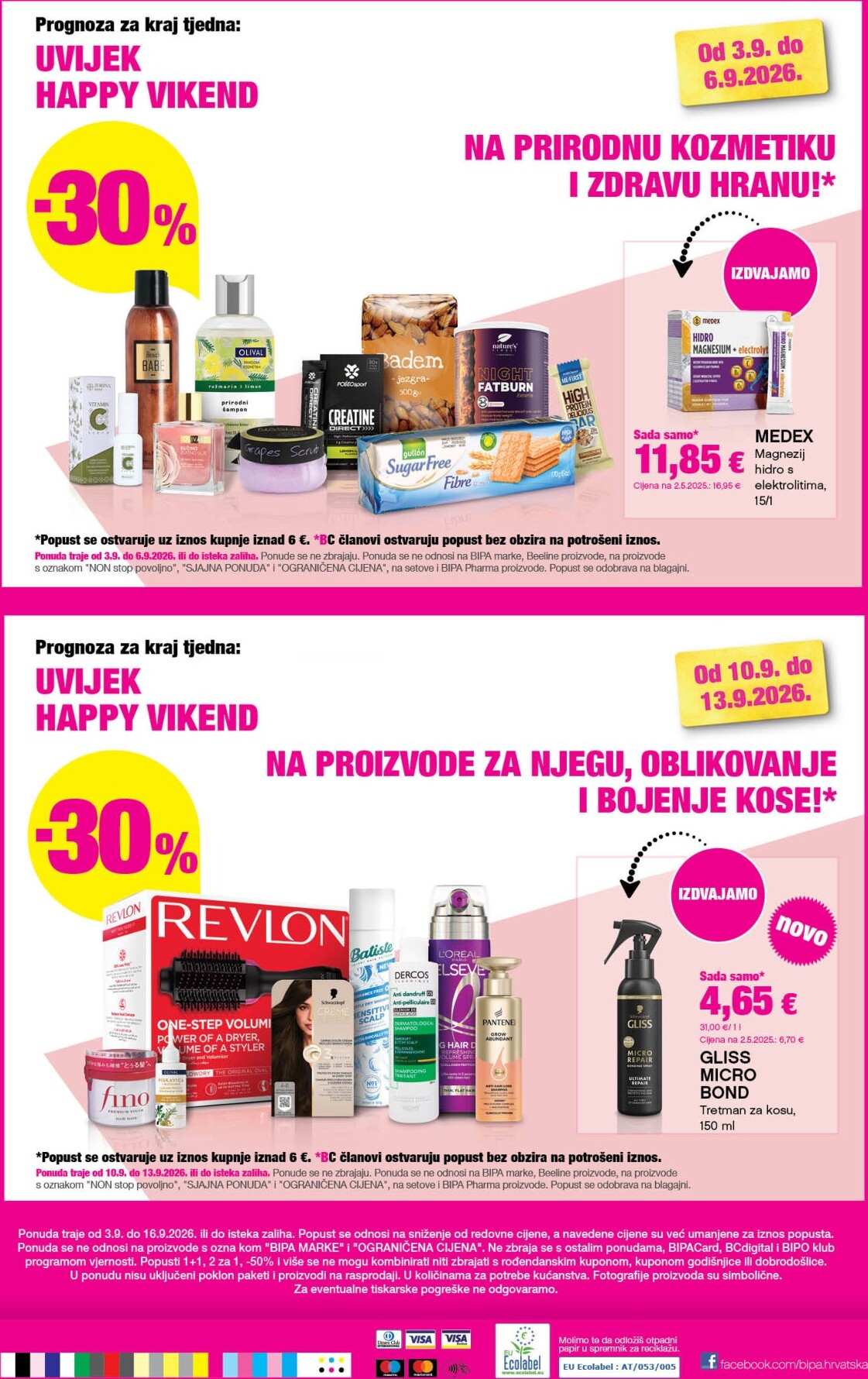 bipa - Novi BIPA katalog od četvrtka, 03.09.2026 do srijede, 16.09.2026 - page: 29
