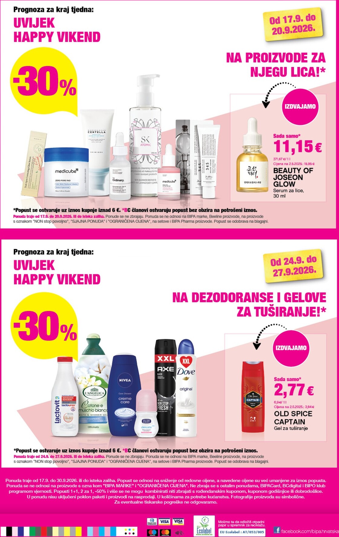 bipa - Novi BIPA katalog od četvrtka, 17.09.2026 do srijede, 30.09.2026 - page: 29