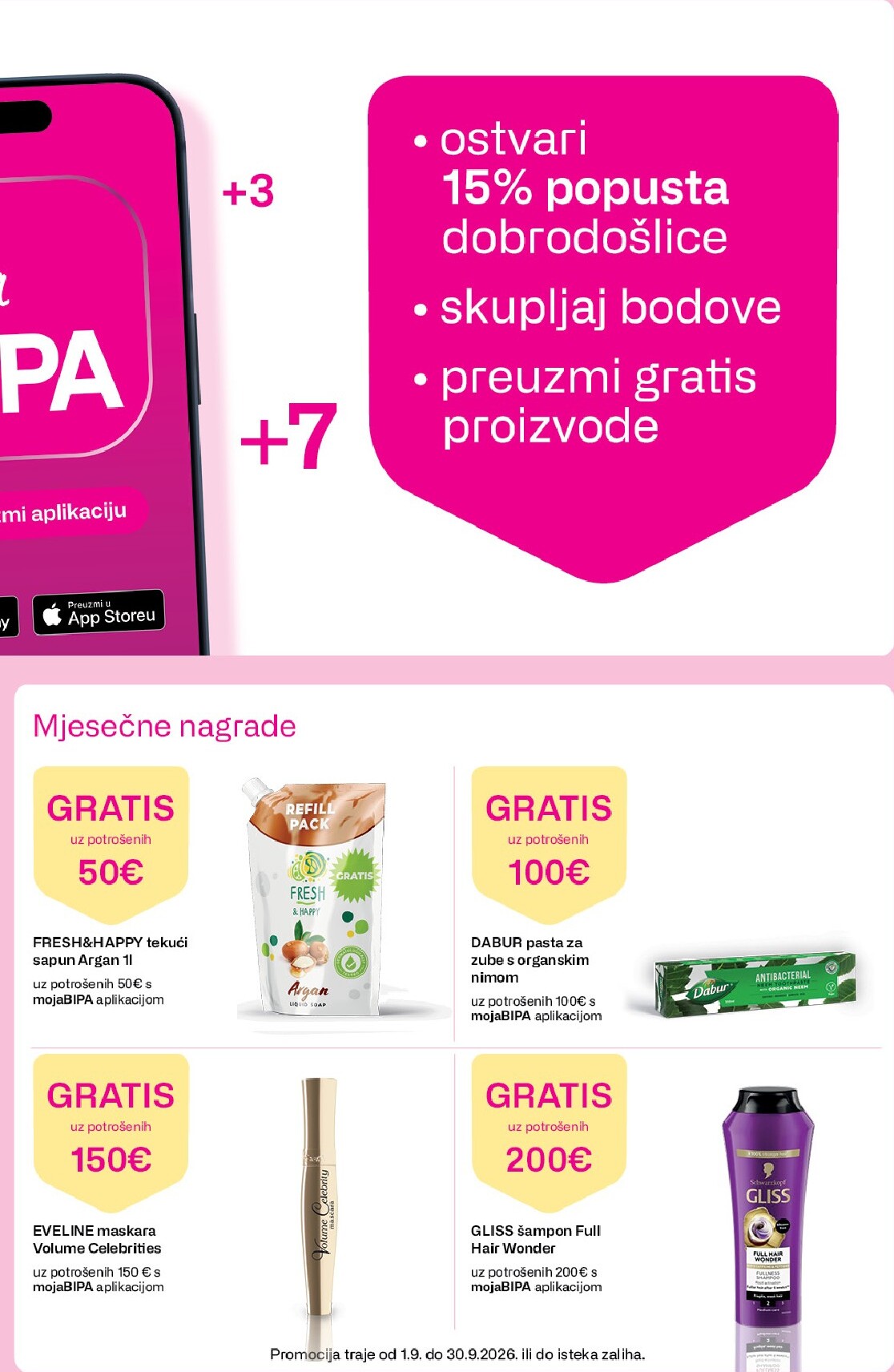 bipa - Novi BIPA katalog od četvrtka, 17.09.2026 do srijede, 30.09.2026 - page: 23