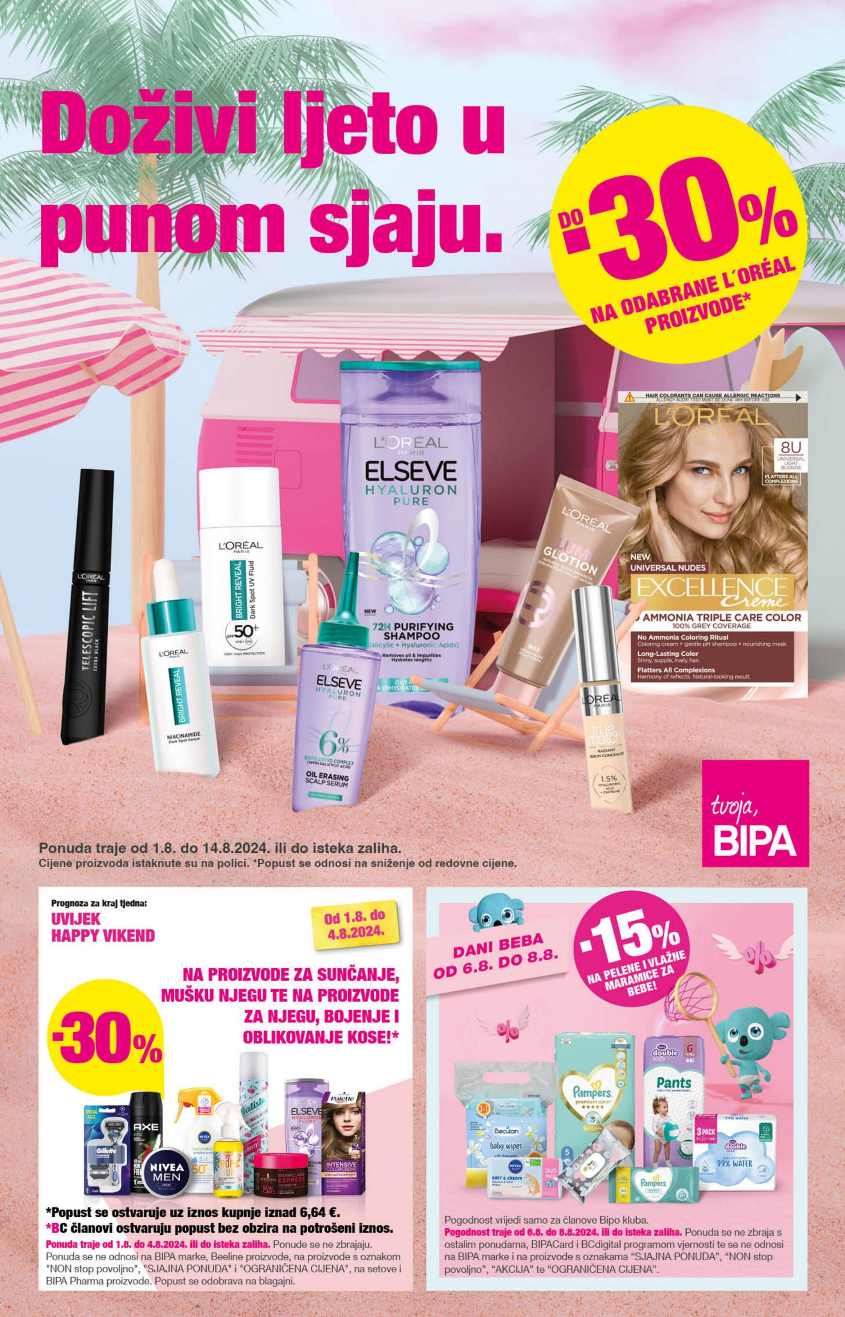 bipa - Novi katalog BIPA 01.08. - 14.08. - page: 1