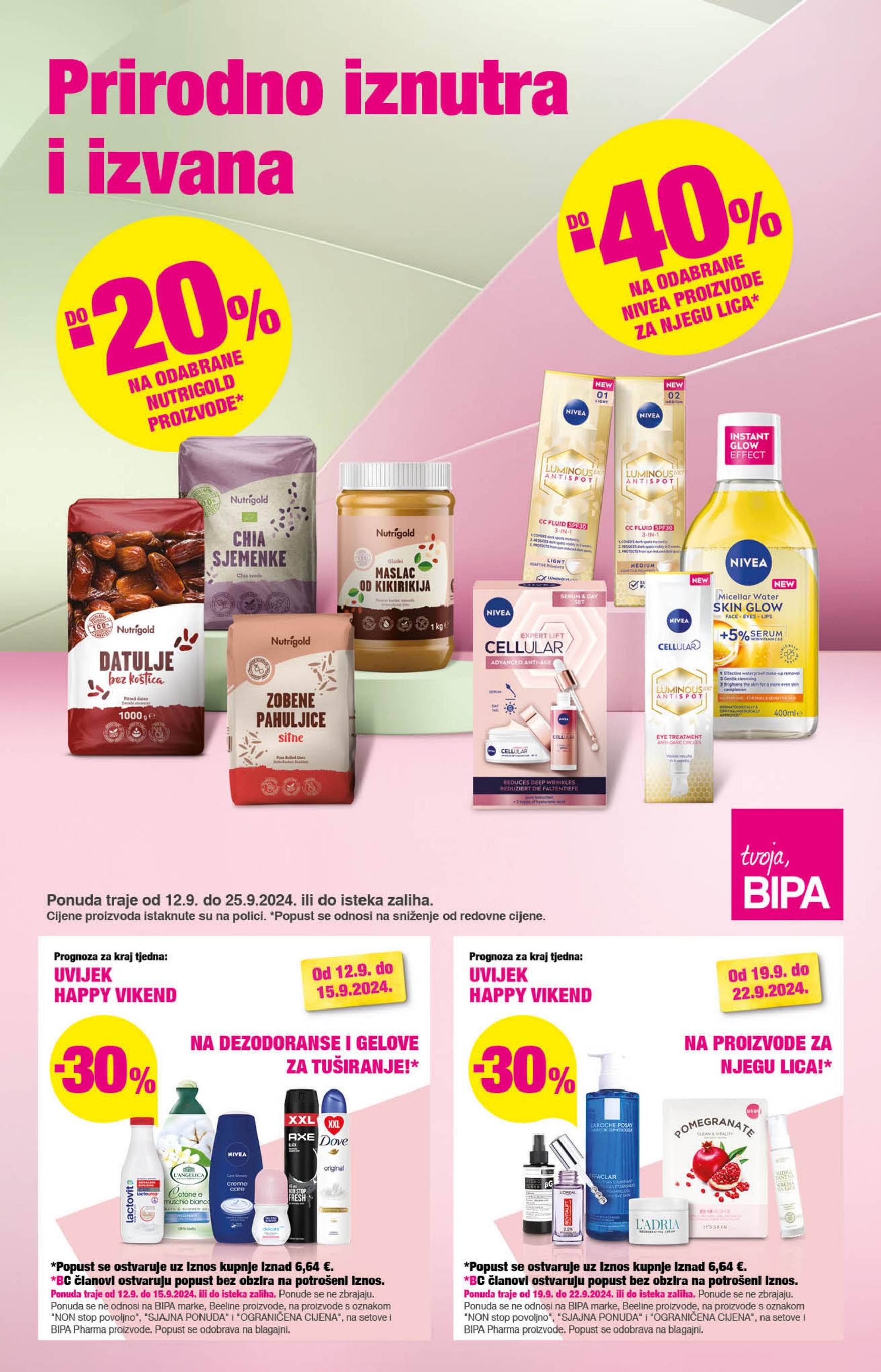 bipa - Novi katalog BIPA 12.09. - 25.09. - page: 1