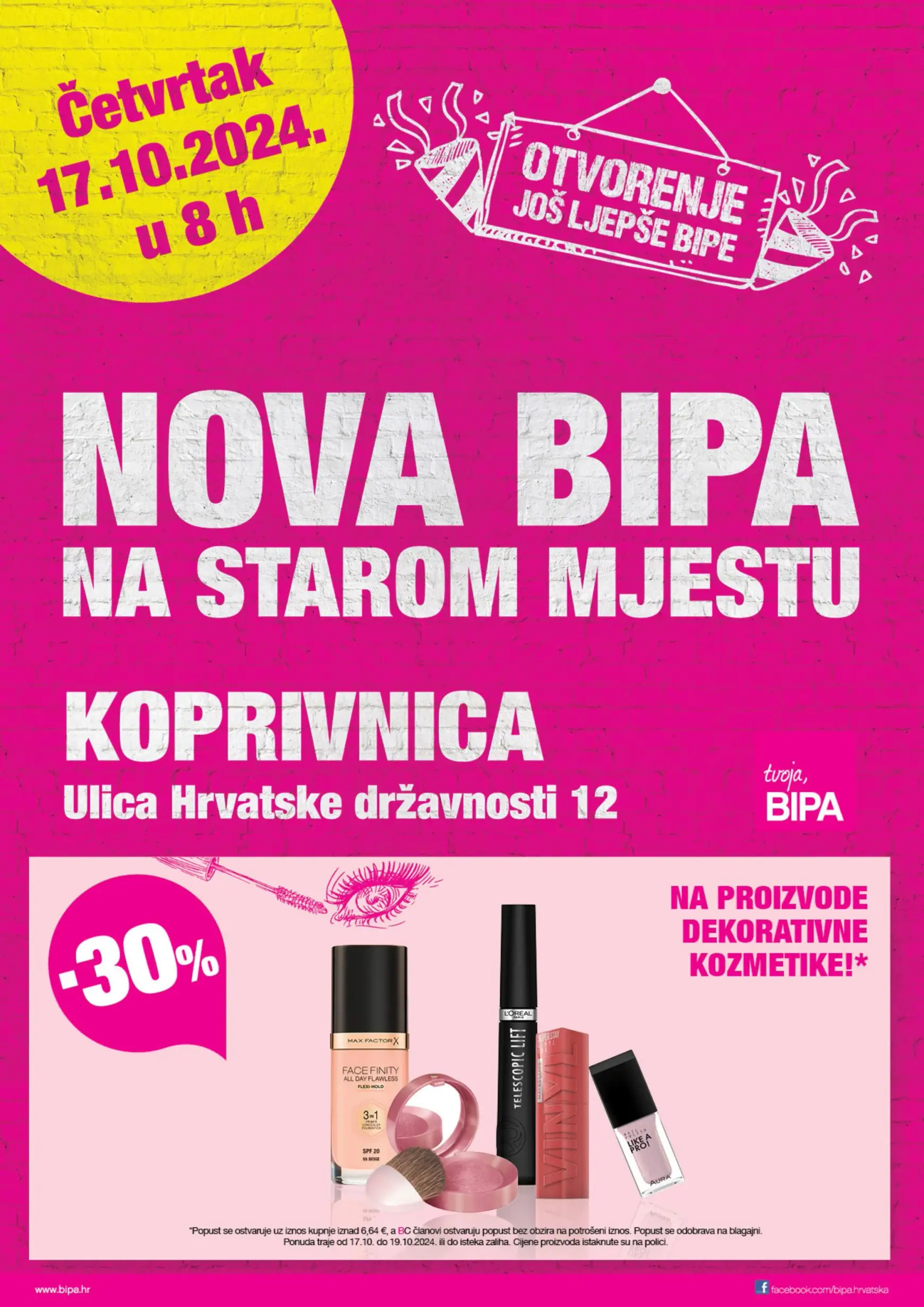 bipa - BIPA - Otvorenje Koprivnica katalog vrijedi od 17.10. do 23.10.