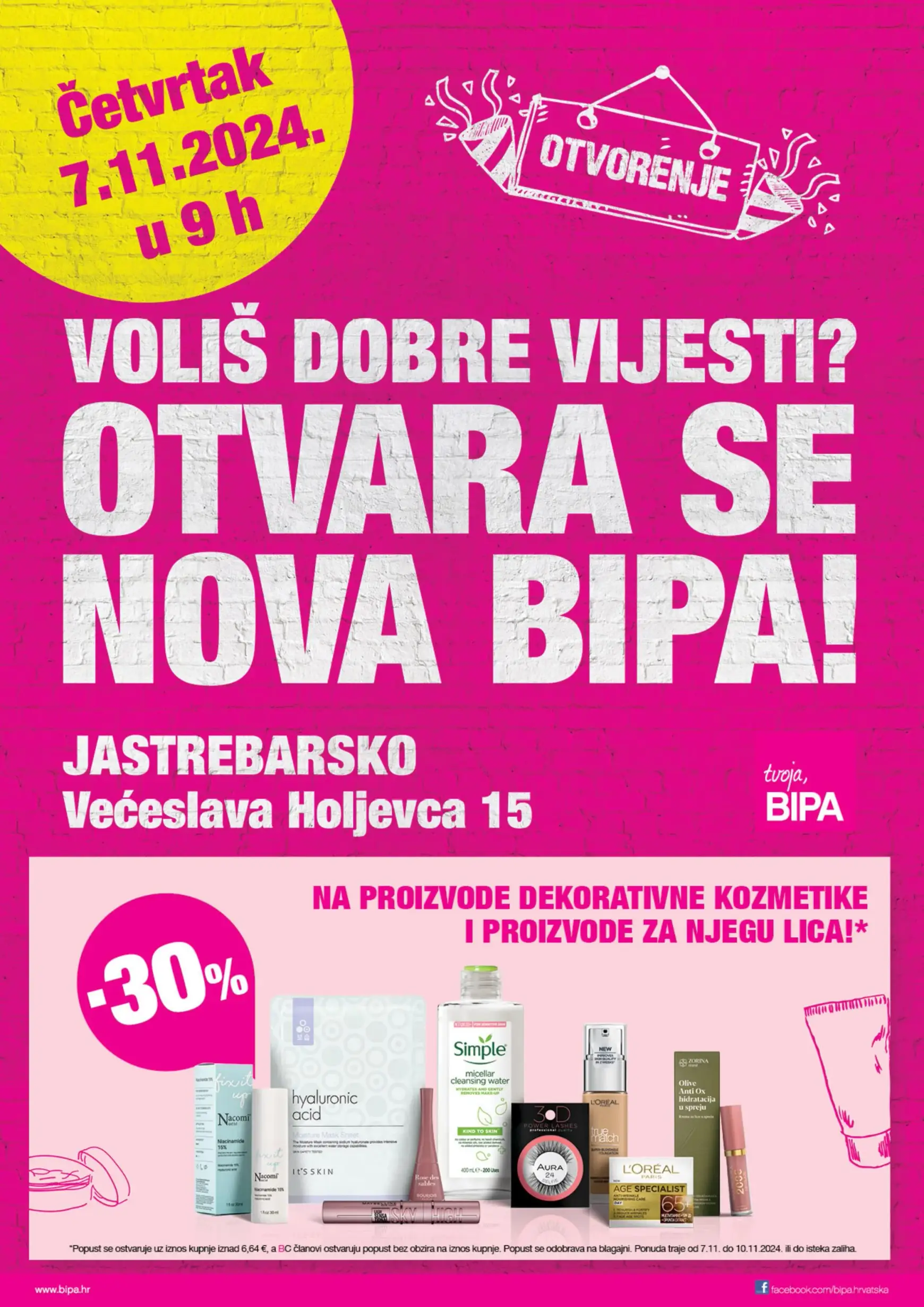 bipa - BIPA - Letak otvorenja Jastrebarsko katalog vrijedi od 07.11. do 20.11.