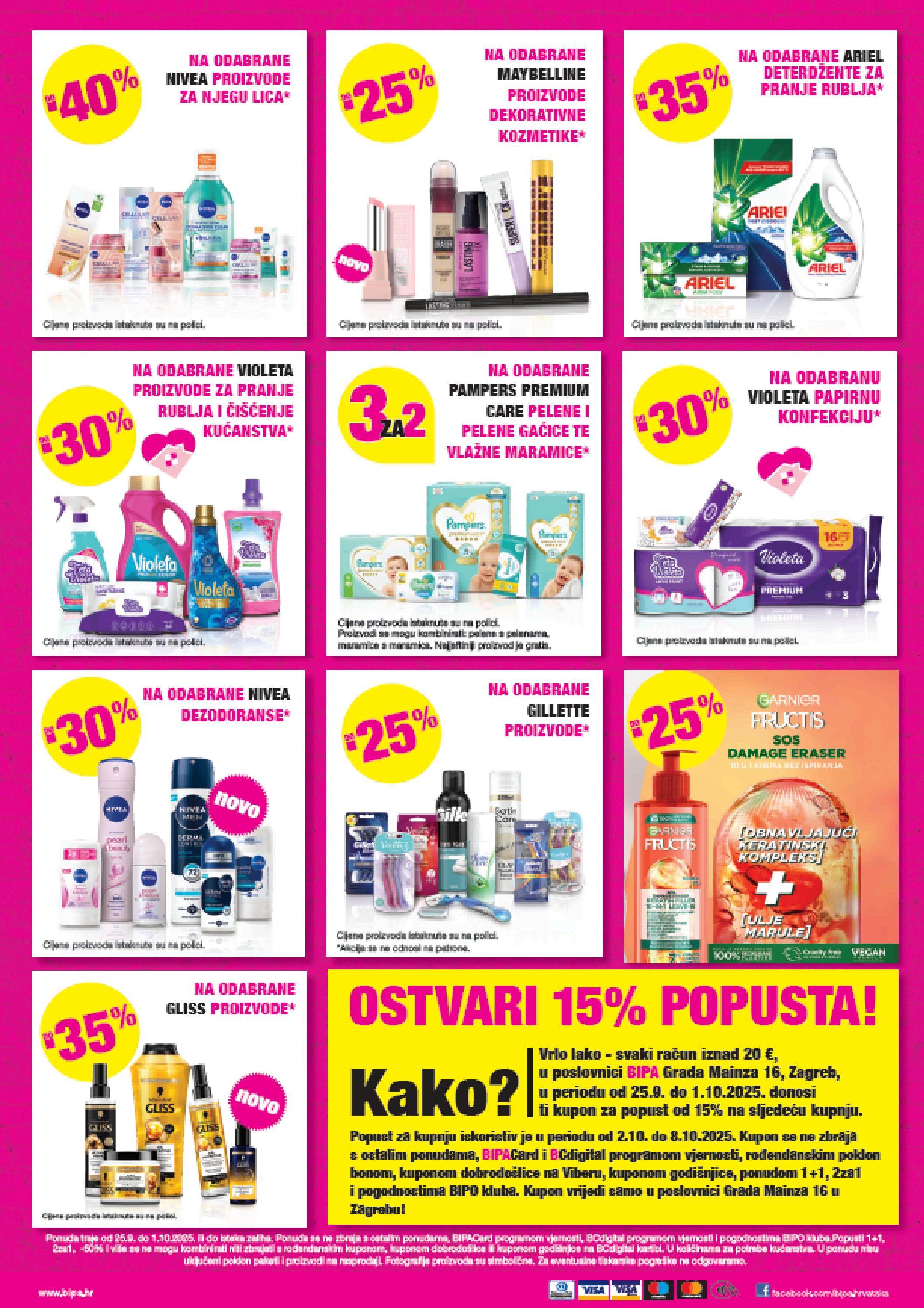 bipa - Prelistajte katalog BIPA - Letak otvorenja Zagreb, vrijedi od 25.09. do 30.09. - page: 2