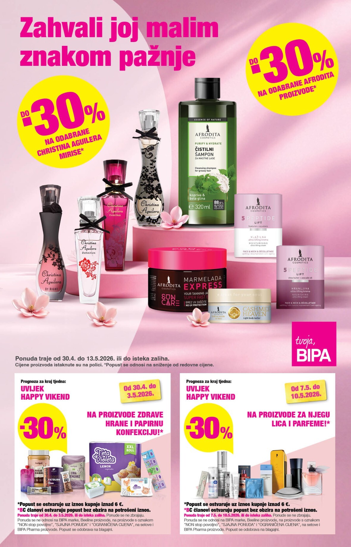 bipa - Aktualni BIPA katalog vrijedi od četvrtka 30.04.2026 do srijede 13.05.2026 - page: 1