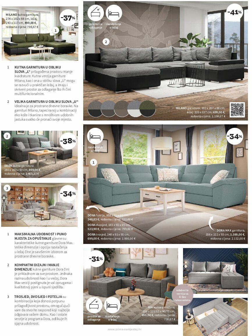 prima - Prelistajte katalog Prima - Garniture, vrijedi od 01.07. do 31.08. - page: 16