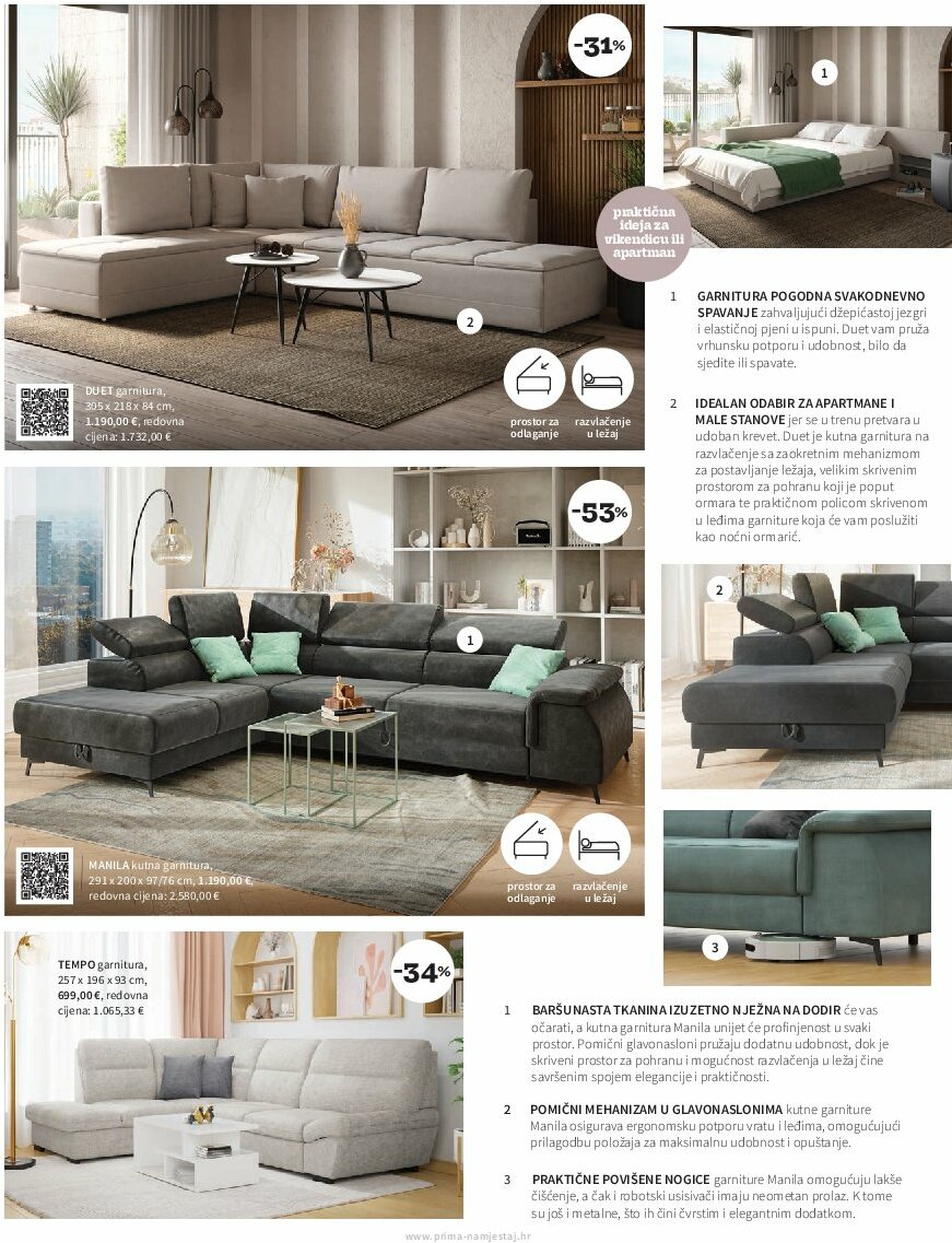 prima - Prelistajte katalog Prima - Garniture, vrijedi od 01.07. do 31.08. - page: 17