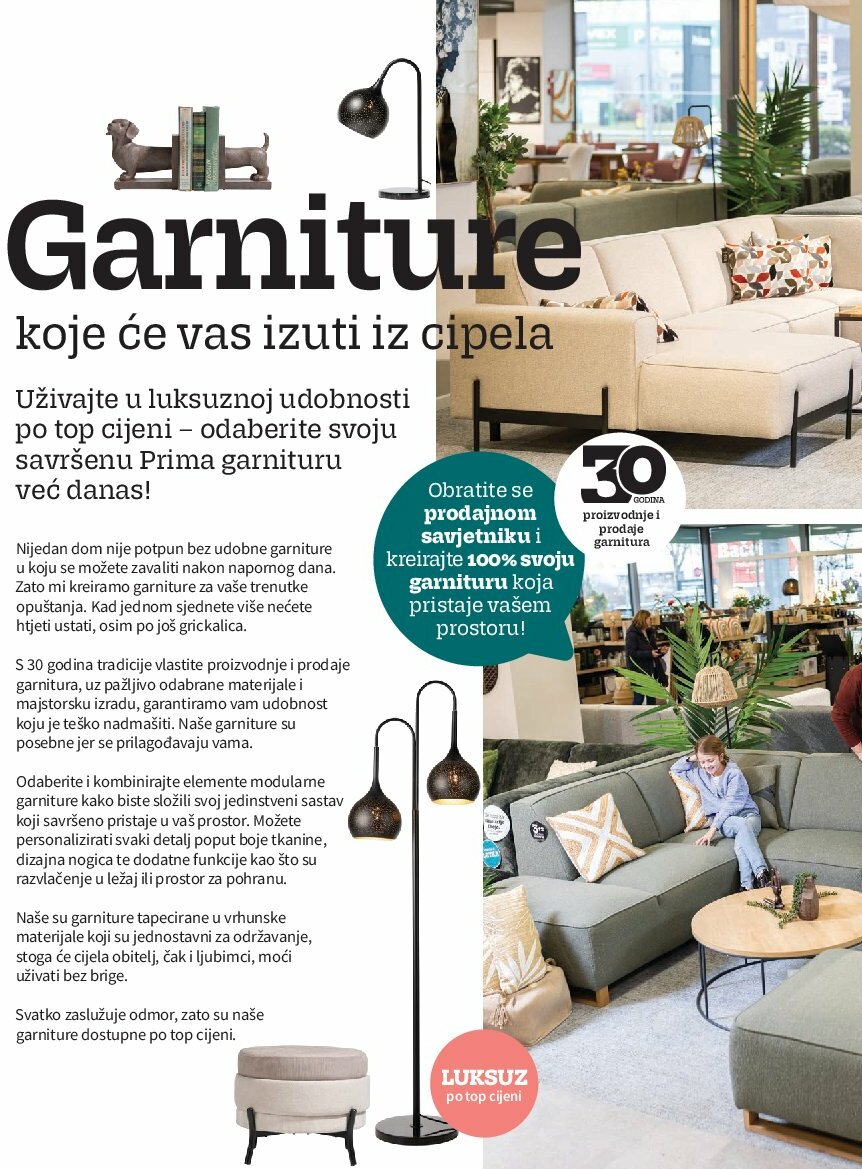 prima - Prelistajte katalog Prima - Garniture, vrijedi od 01.07. do 31.08. - page: 2