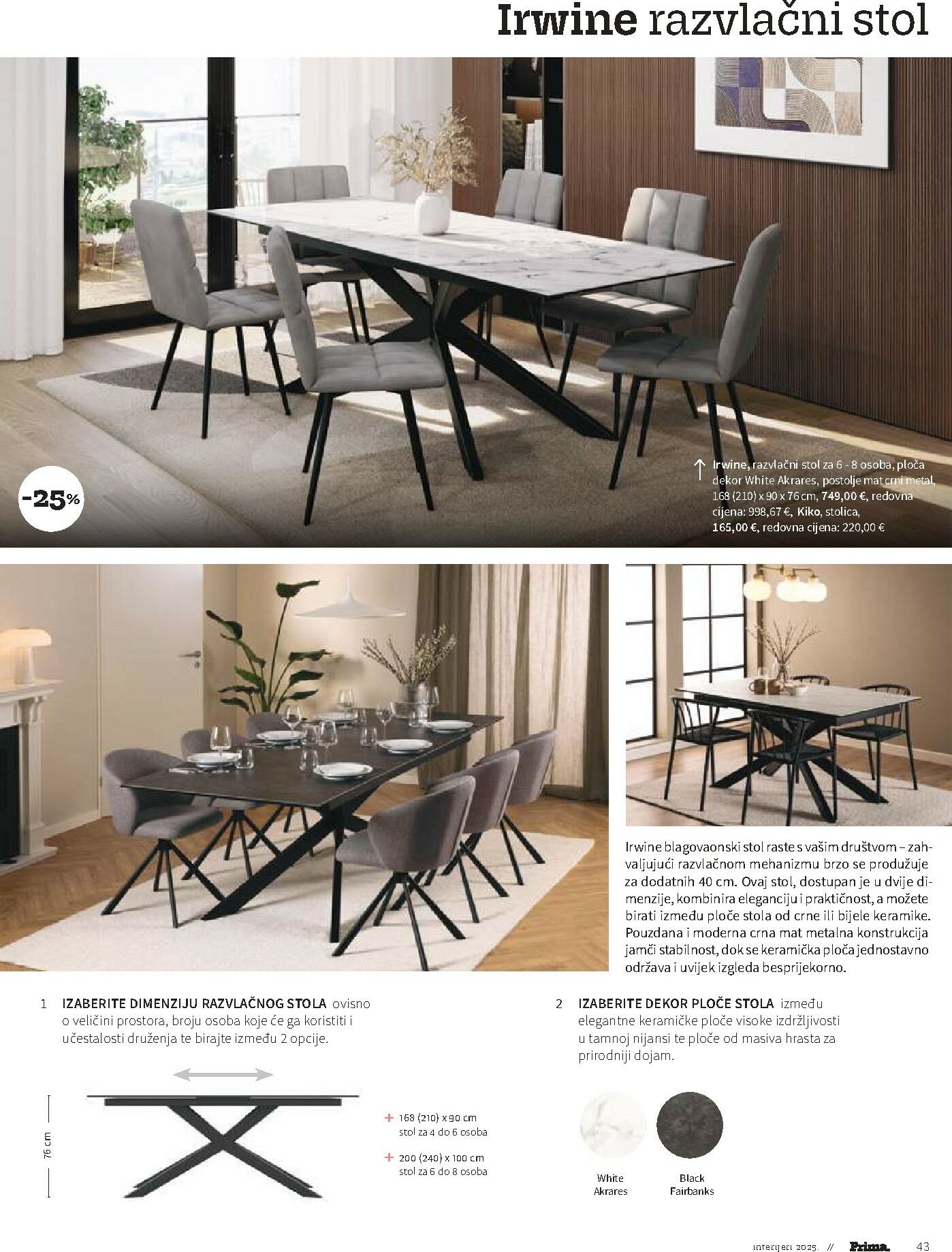 prima - Prelistajte katalog Prima - Interijeri katalog, vrijedi od 01.10. do 31.12. - page: 45