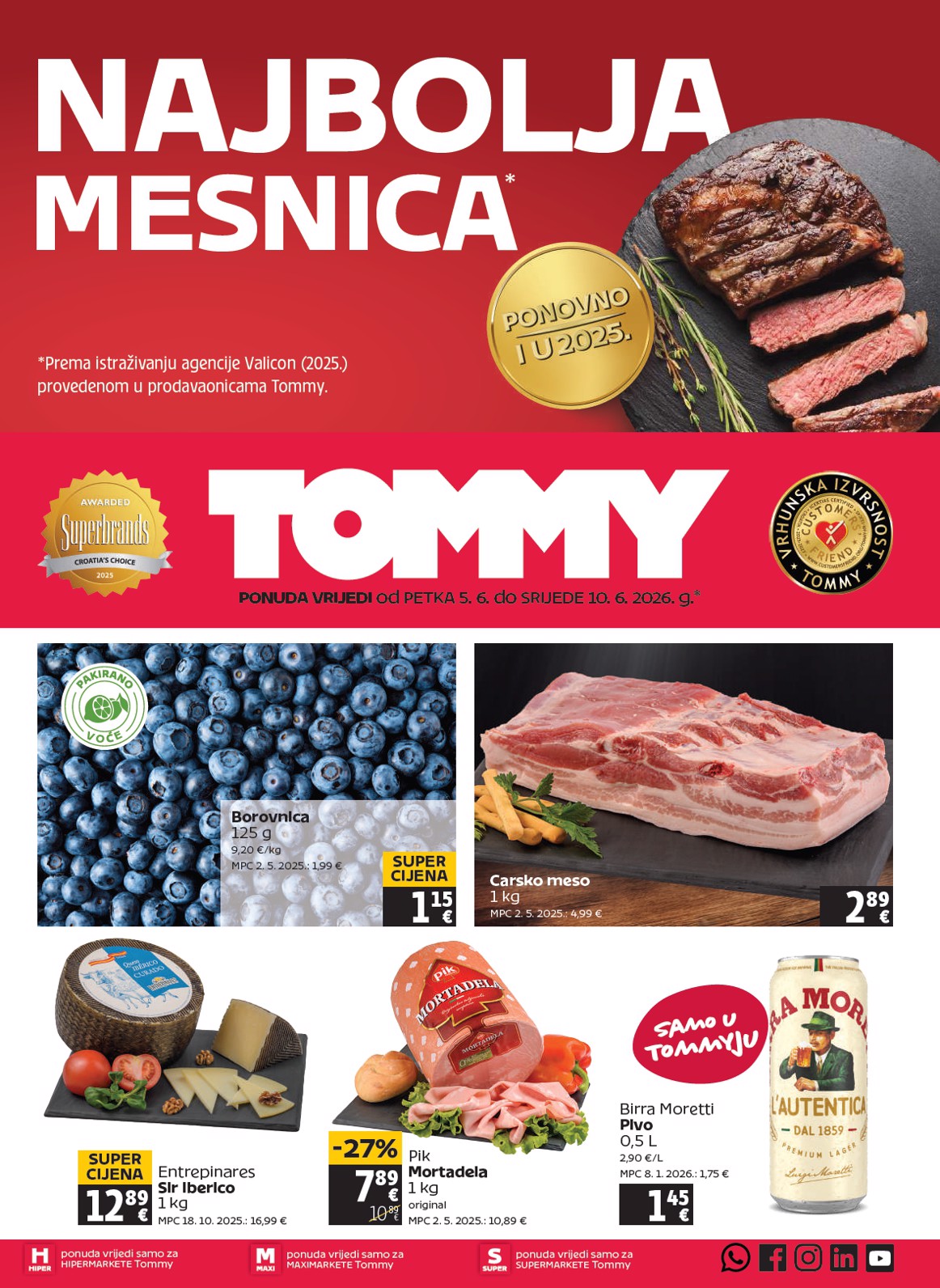 tommy - Novi Tommy katalog od petka, 05.06.2026 do srijede, 10.06.2026