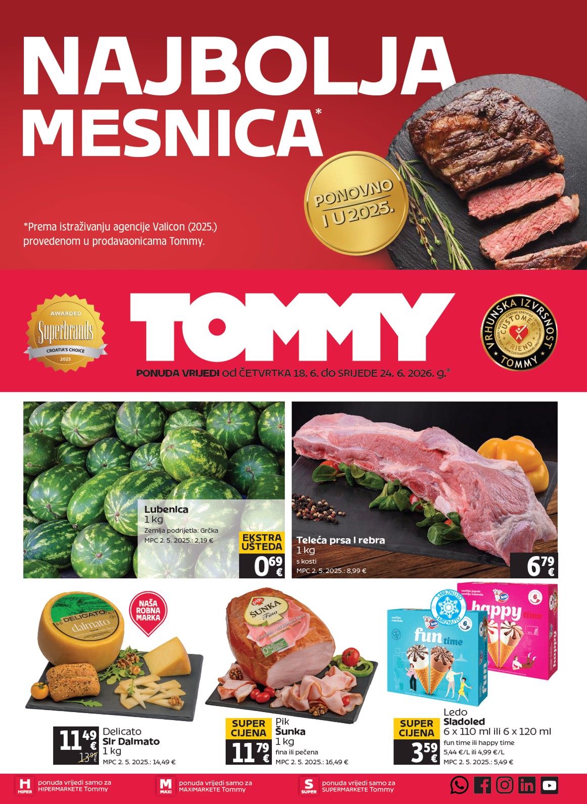 tommy - Aktualni katalog Tommy od četvrtka, 18.06.2026 do srijede, 24.06.2026