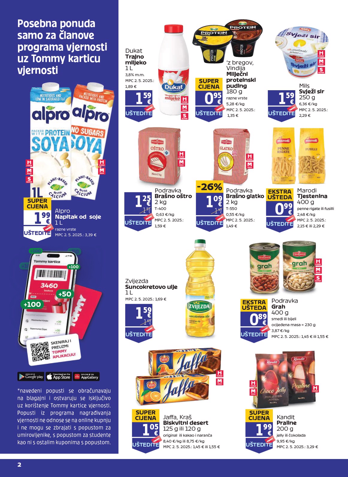 tommy - Novi Tommy - Pogodnosti za Tommy vjerne članove katalog od četvrtka, 25.06.2026 do srijede, 01.07.2026 - page: 1